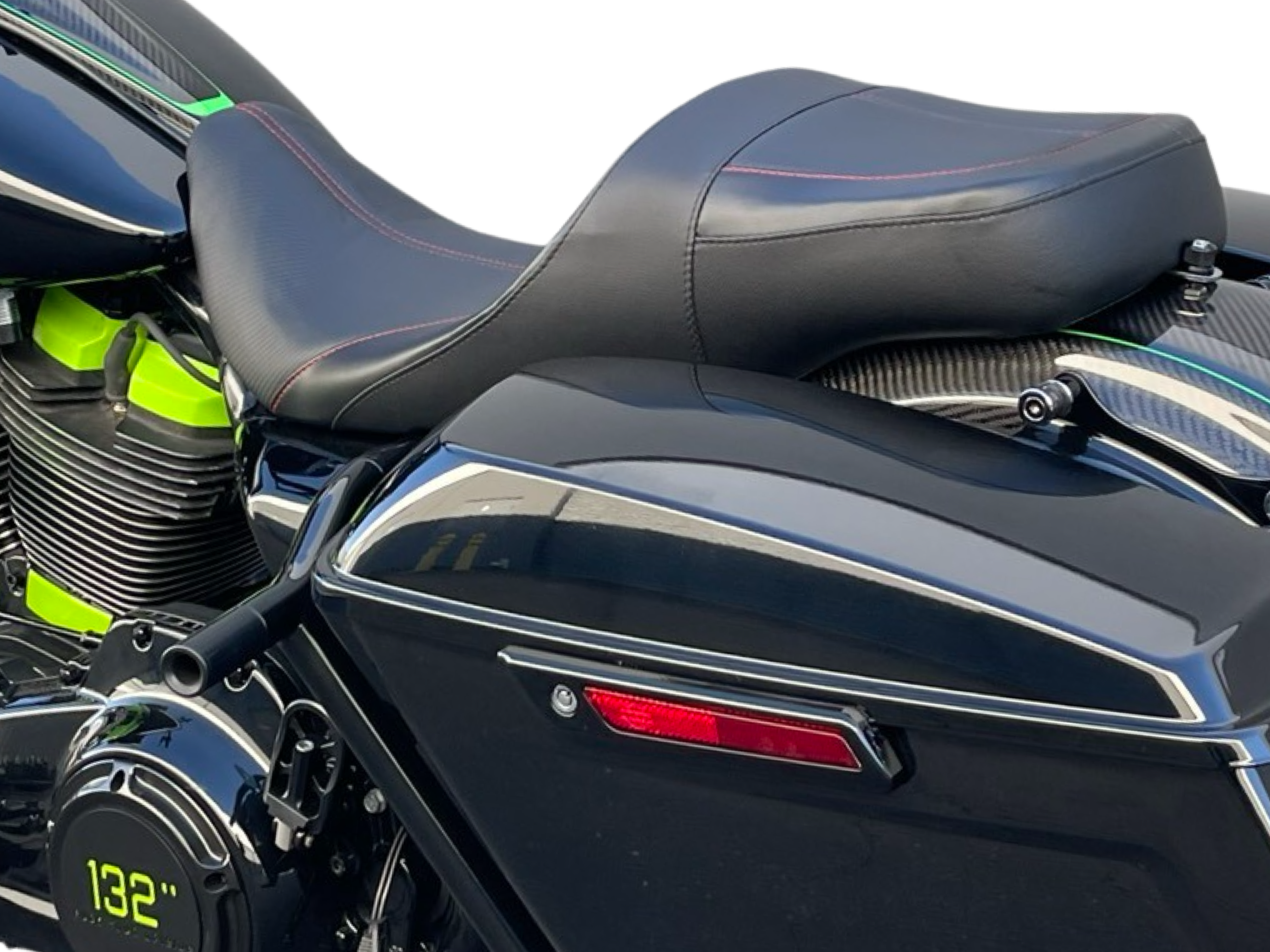 "Rolling Deep" 2Up Seat Touring '08-'23 | Carbon Fiber | | CMC Motorsports