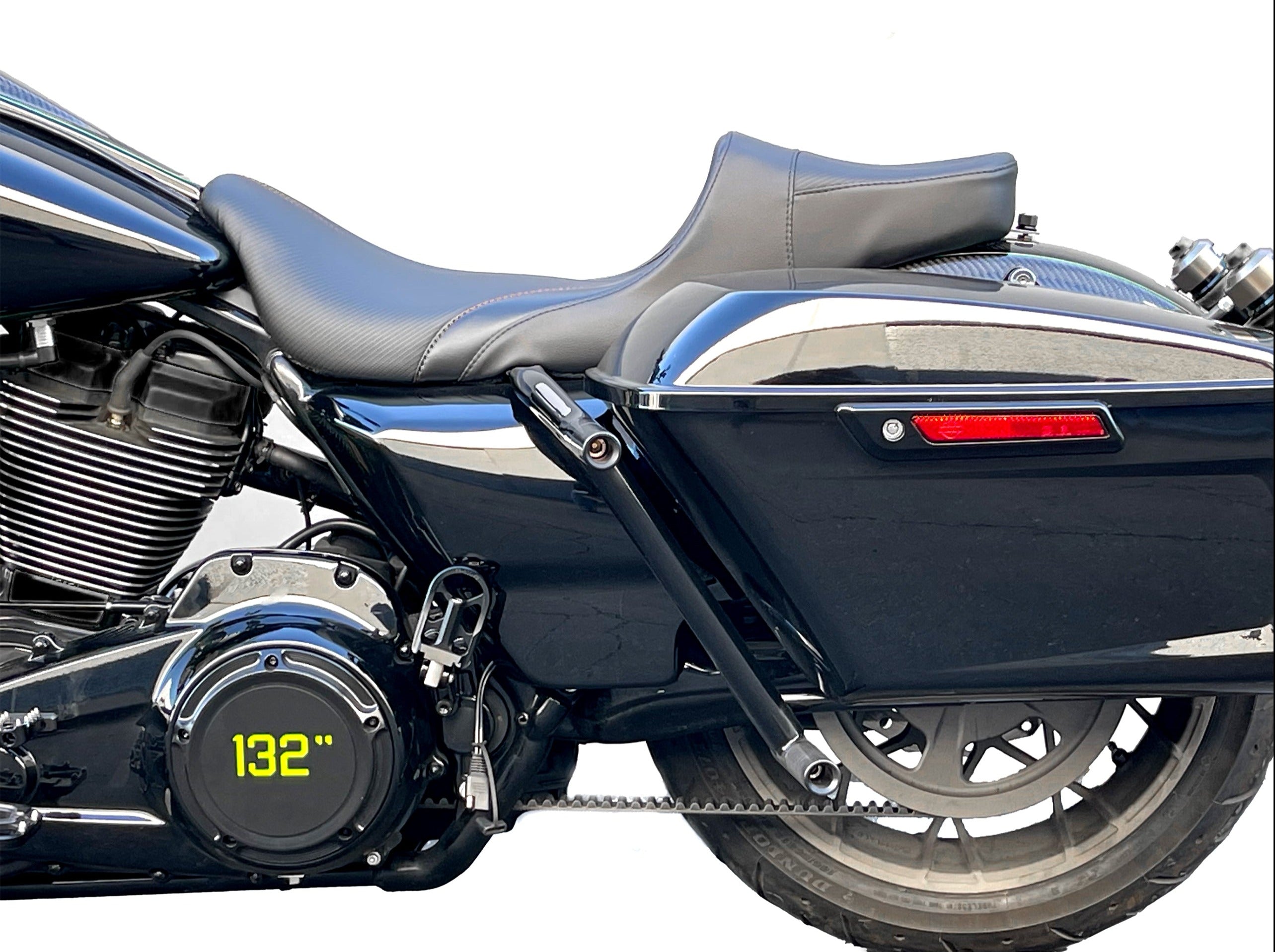 "The Wedge" 2Up Seat Touring '08-'23 | Carbon Fiber | | CMC Motorsports