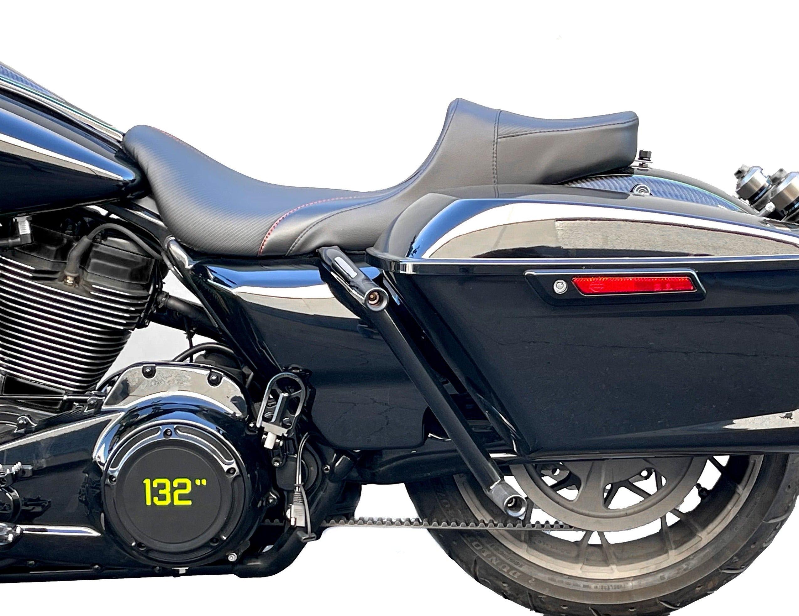 "The Wedge" 2Up Seat Touring '08-'23 | Carbon Fiber | | CMC Motorsports