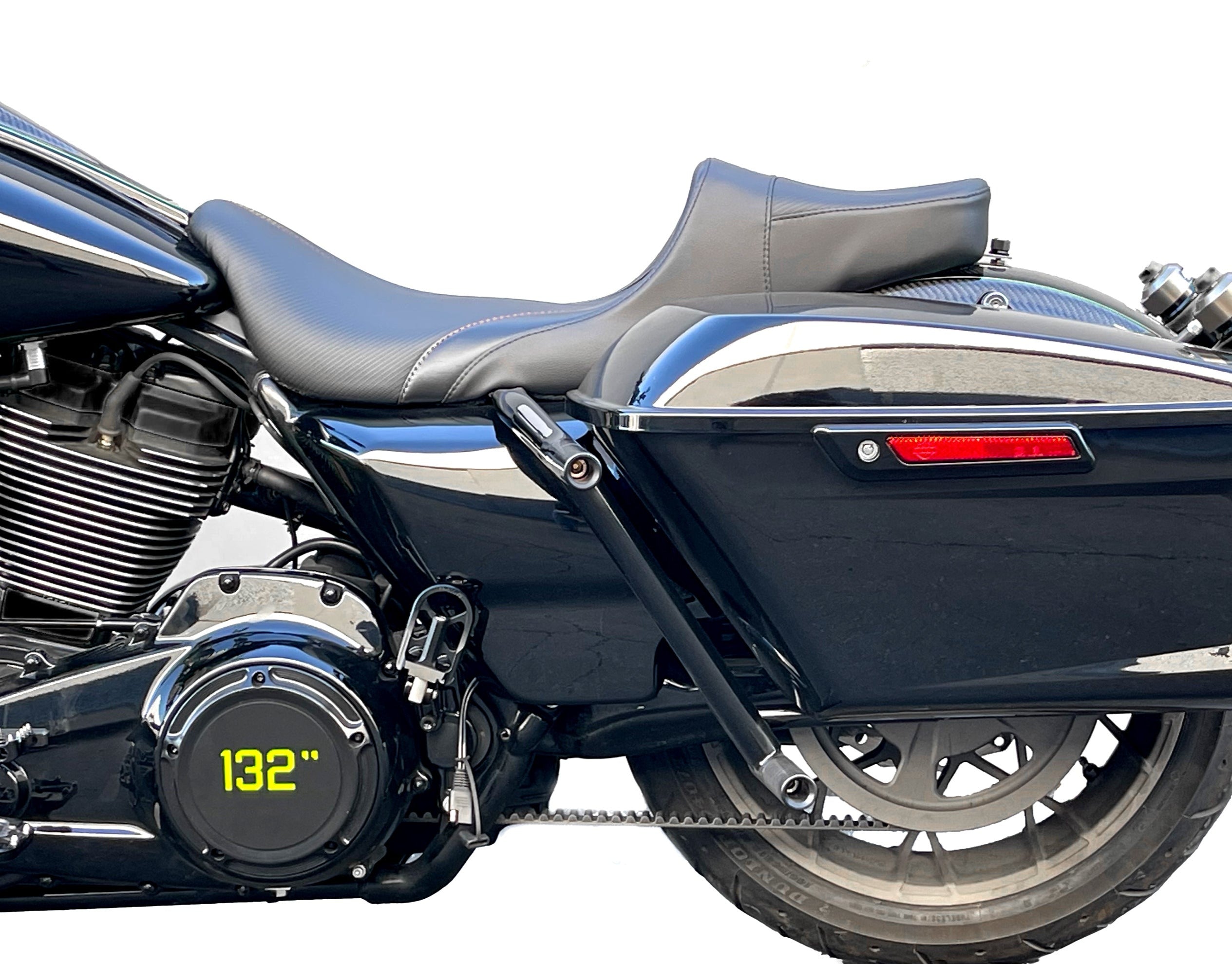 "The Wedge" 2Up Seat Touring '08-'23 | Carbon Fiber | | CMC Motorsports