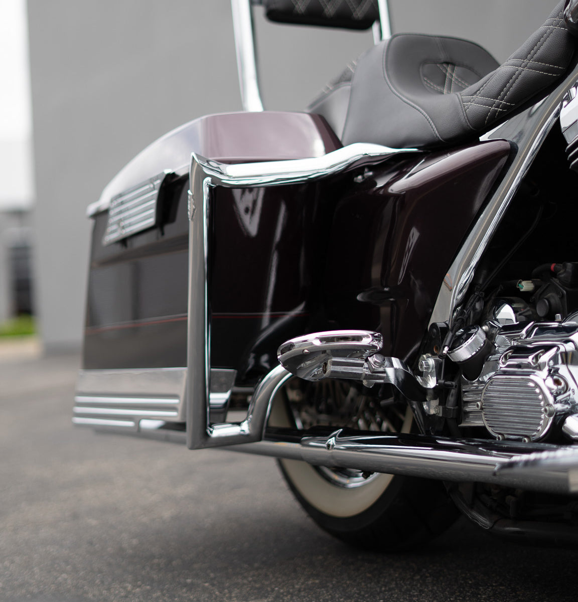 ELEV8 Saddlebag Guards | 1997-2013 Touring Show Chrome | | CMC Motorsports