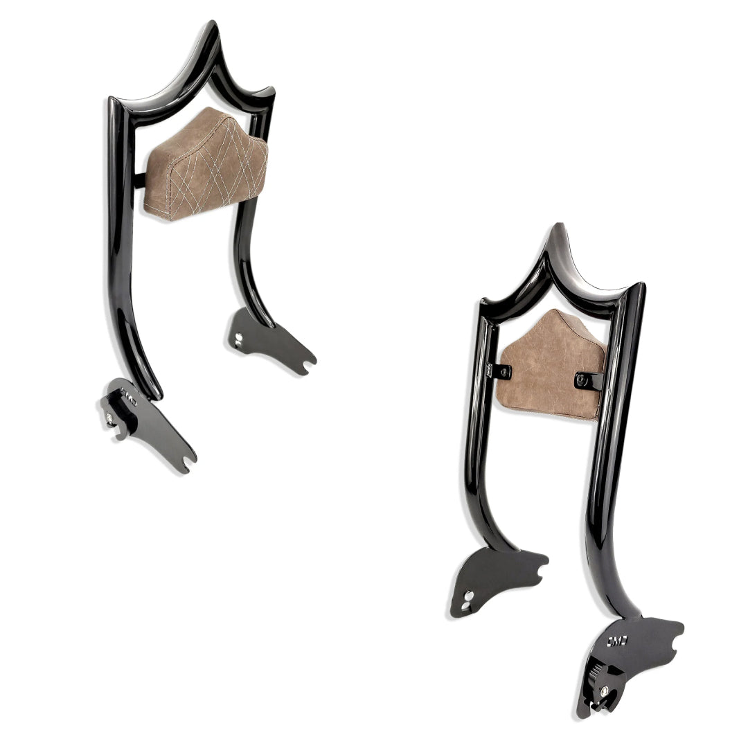 El Rey Backrest | 1994-2008 ALTO | Gloss Black "Viejito" Vintage Brown | CMC Motorsports