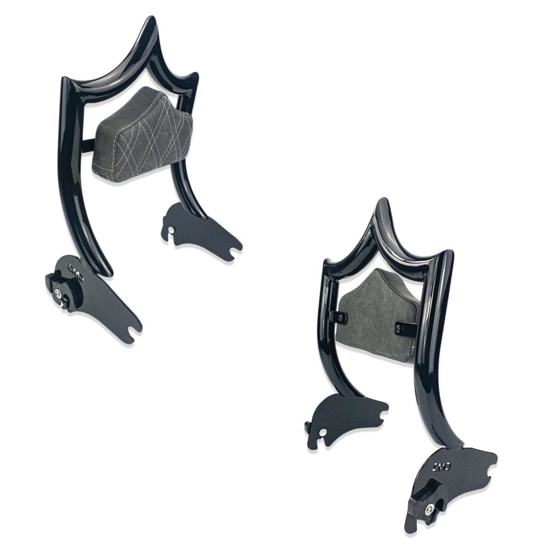 El Rey Backrest | 1994-2008 "OG" | Gloss Black "Viejito" Vintage Black | CMC Motorsports