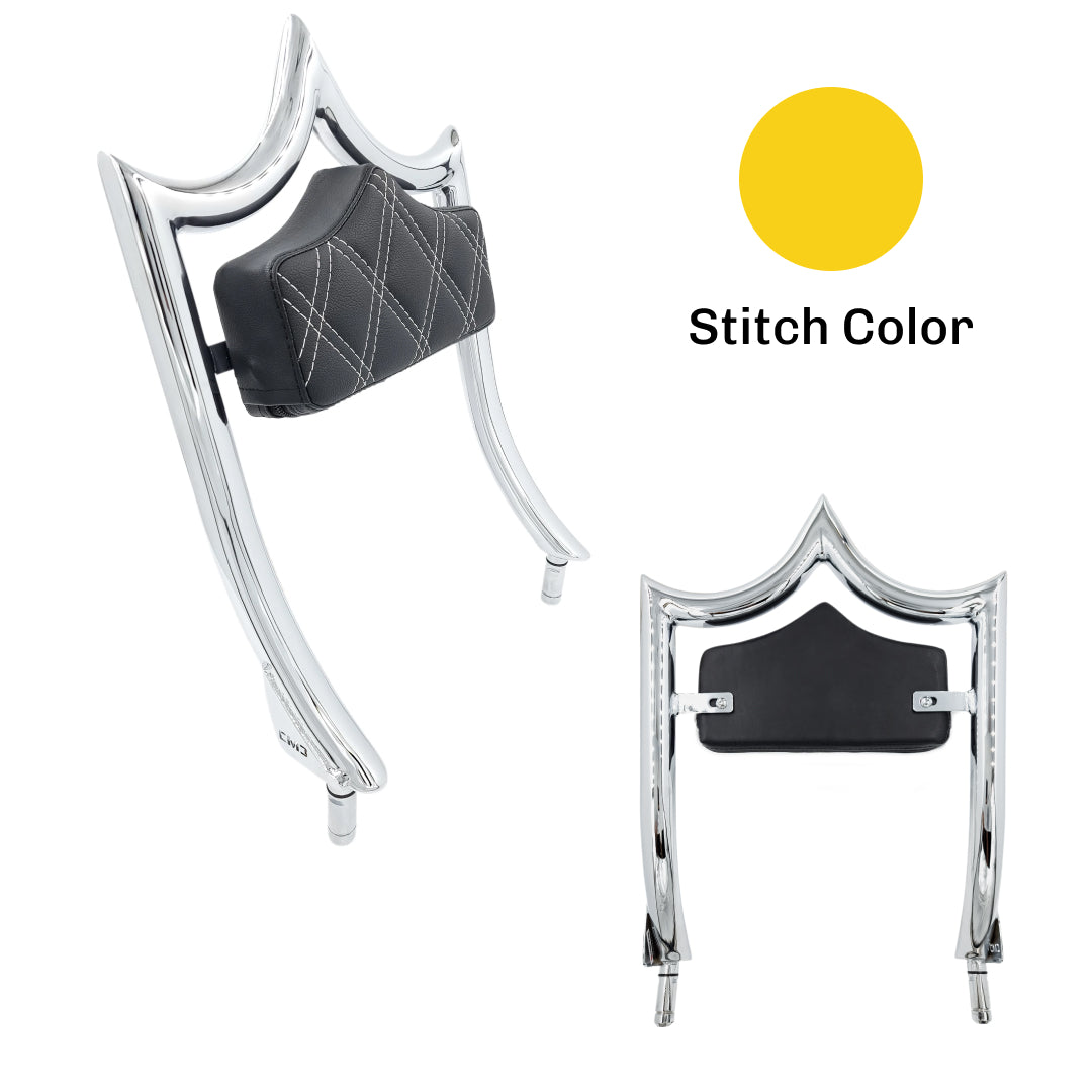 DAVE'S DEALS | El Rey "TRIKE" Backrest | Show Chrome | | CMC Motorsports