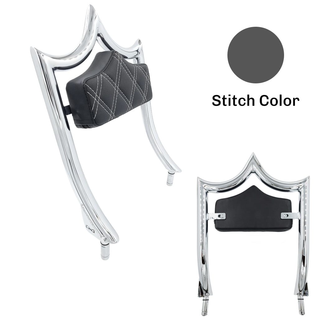 DAVE'S DEALS | El Rey "TRIKE" Backrest | Show Chrome | | CMC Motorsports