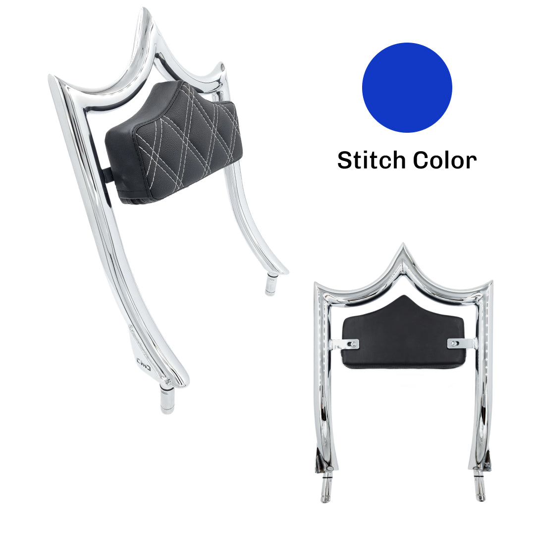 DAVE'S DEALS | El Rey "TRIKE" Backrest | Show Chrome | | CMC Motorsports