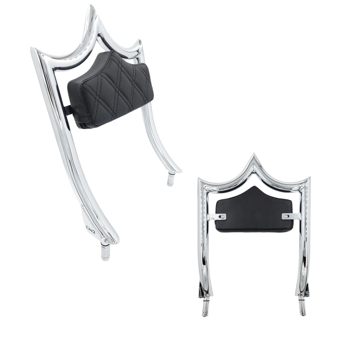 DAVE'S DEALS | El Rey "TRIKE" Backrest | Show Chrome | | CMC Motorsports