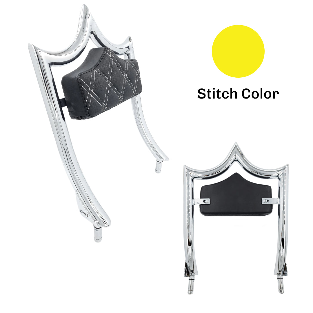 DAVE'S DEALS | El Rey "TRIKE" Backrest | Show Chrome | | CMC Motorsports