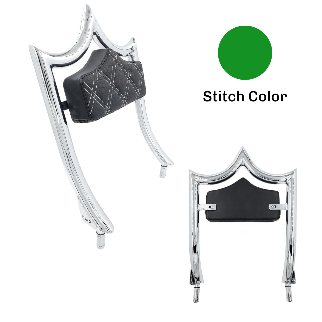 DAVE'S DEALS | El Rey "TRIKE" Backrest | Show Chrome | | CMC Motorsports