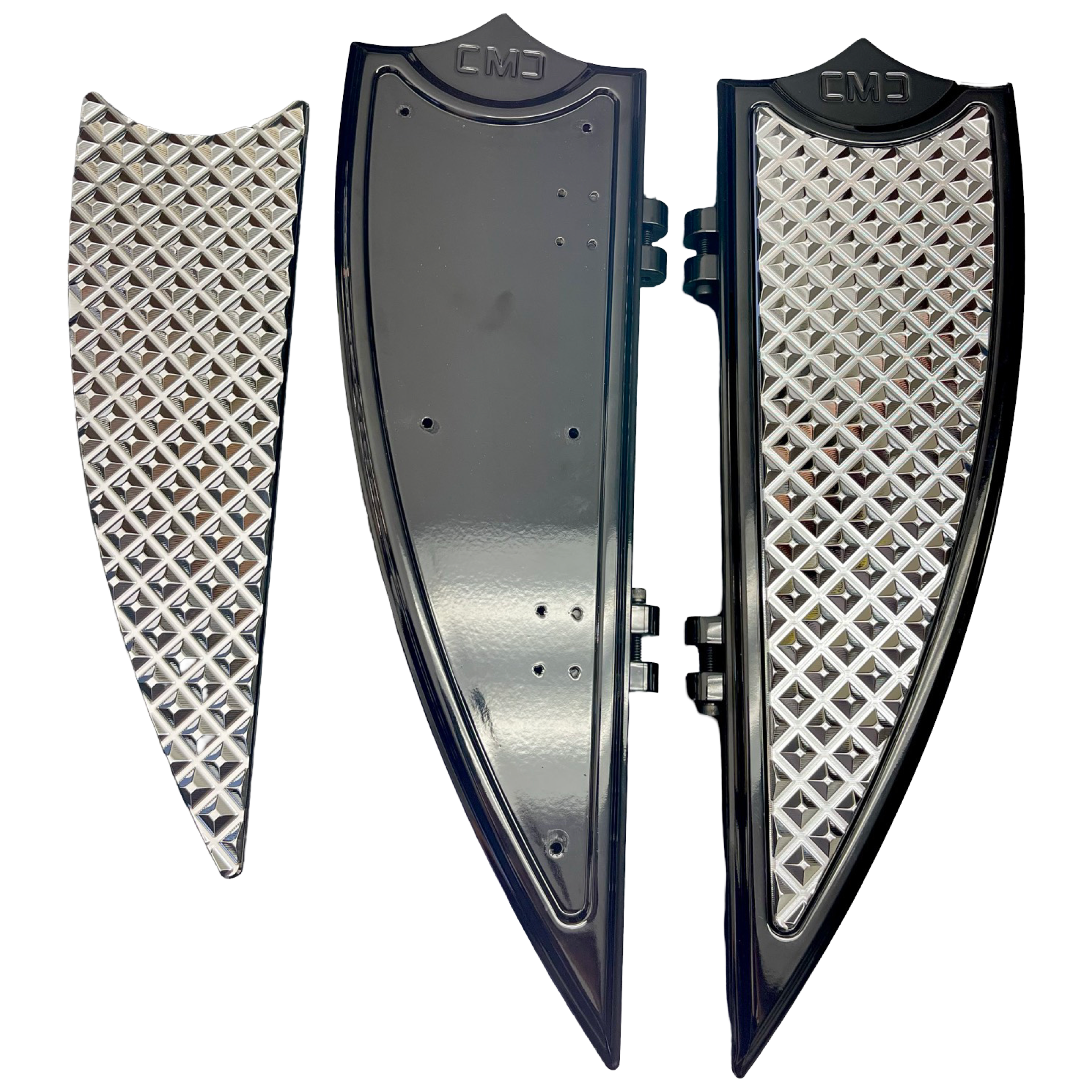 ELEV8 Floorboards (Chrome on Black) | | CMC Motorsports