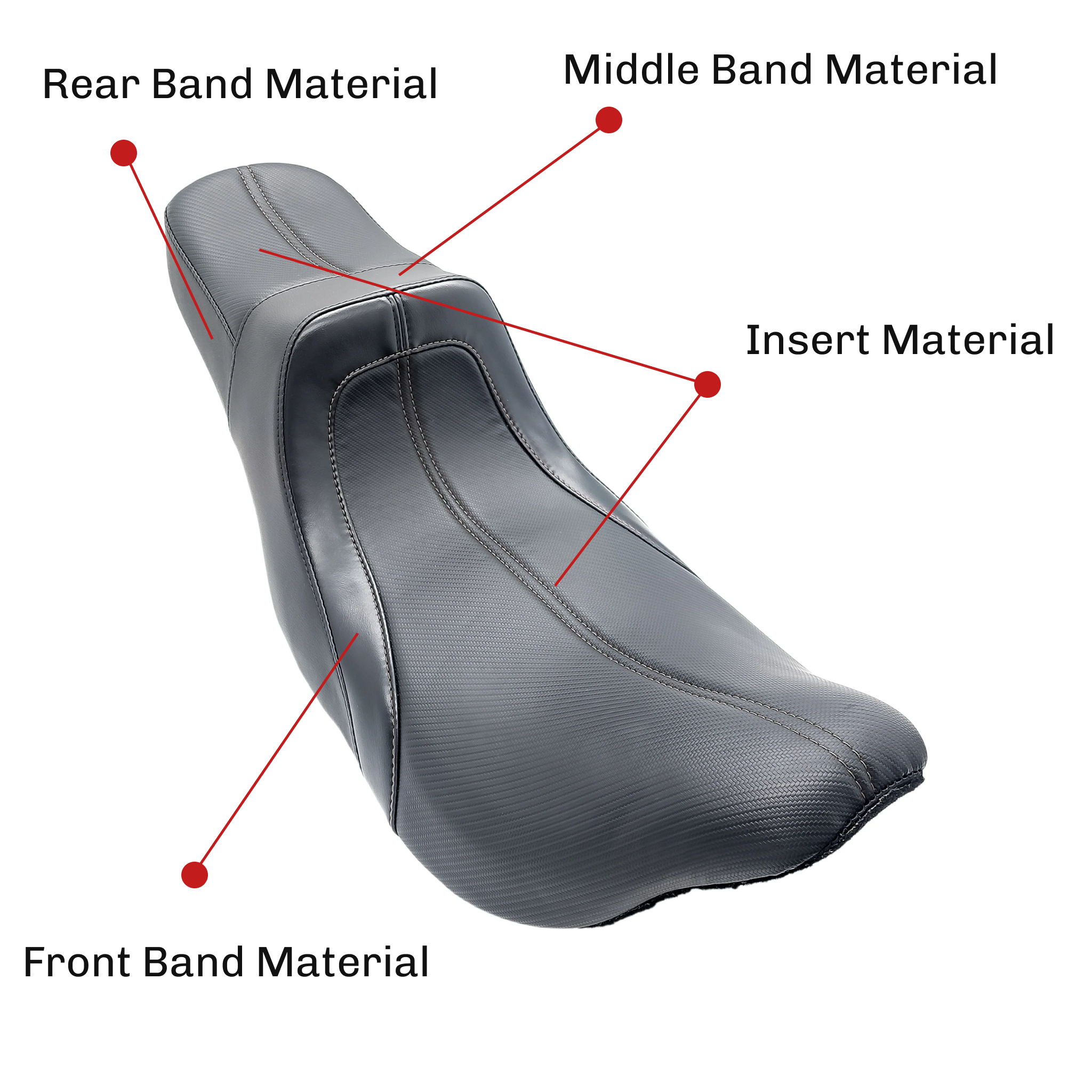"The Wedge" 2Up Seat Touring '08-'23 | CUSTOM SEAT // 21 BUSINESS DAY PRODUCTION LEAD TIME | | CMC Motorsports