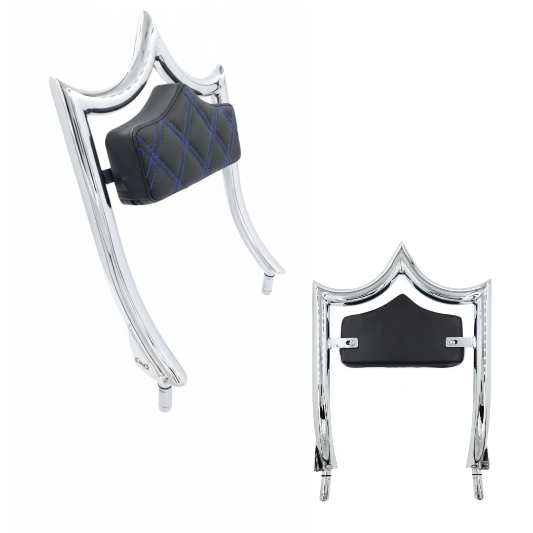 DAVE'S DEALS | El Rey "TRIKE" Backrest | Show Chrome | | CMC Motorsports