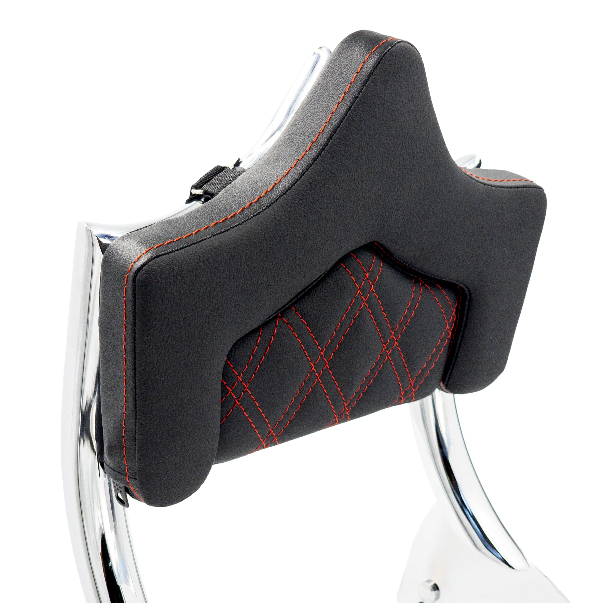 BIG MAMA PAD (SMALL) for El Rey Backrest™ for 1997-2008 Touring & 2000-2026 Softail (Select Models) | Red | CMC Motorsports