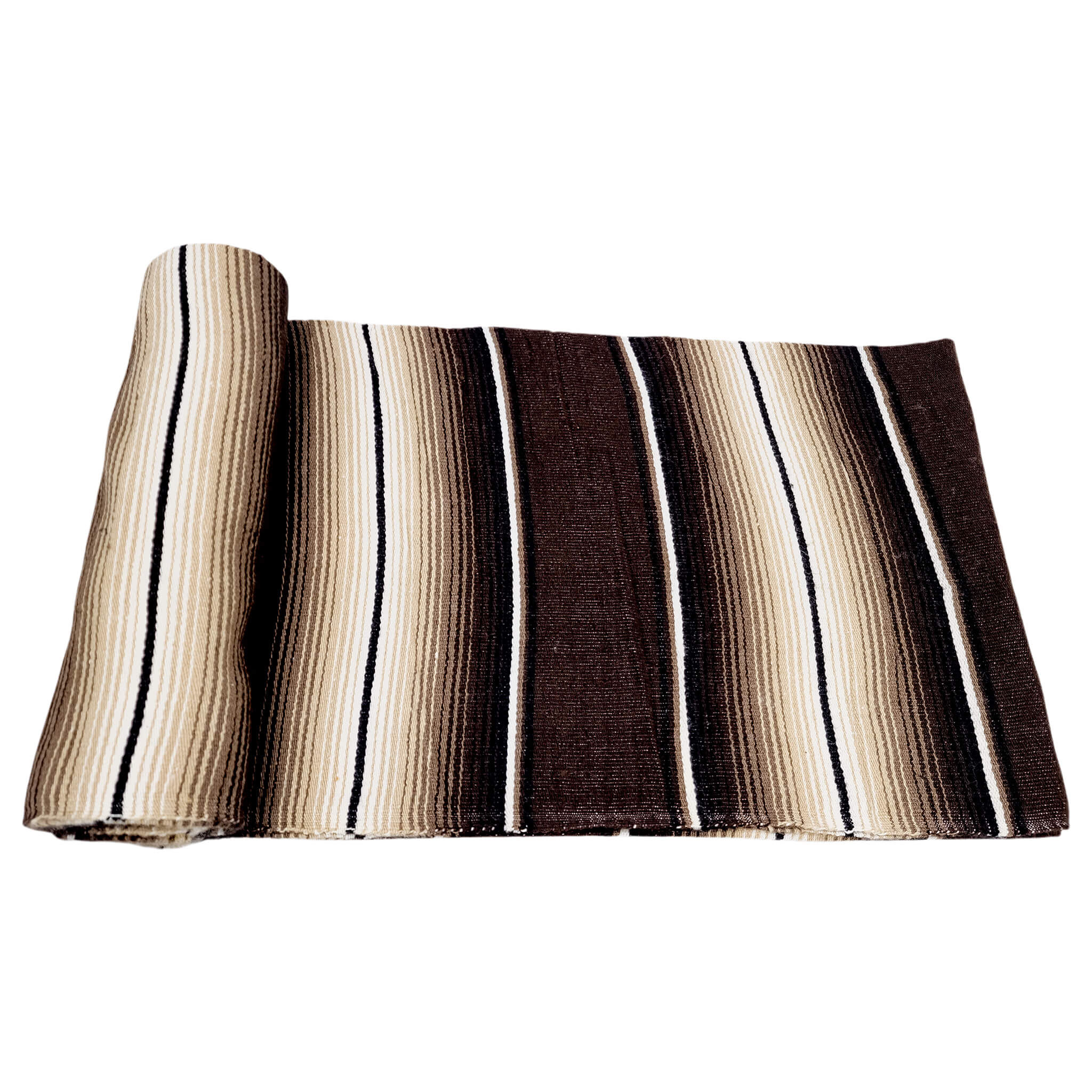 El Rey Serape Blanket Roll - Brown | | CMC Motorsports