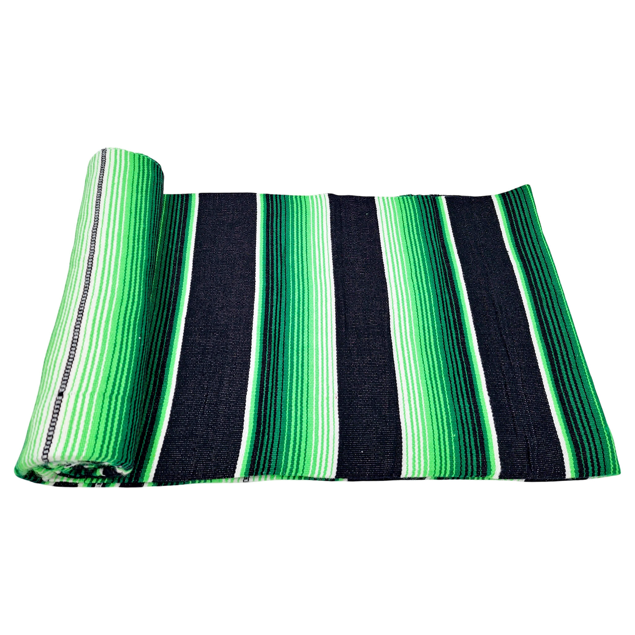 El Rey Serape Blanket Roll - Green | | CMC Motorsports