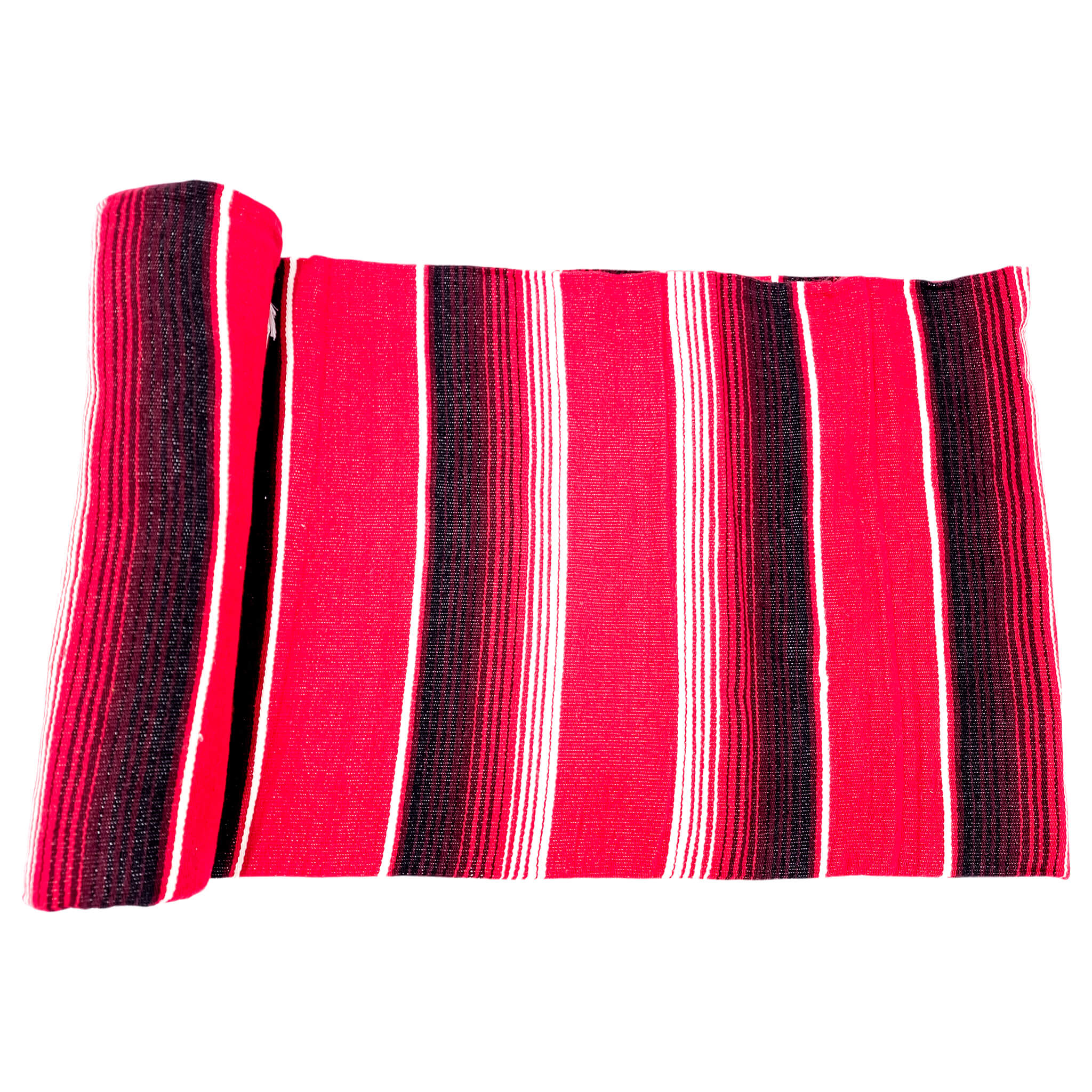 El Rey Serape Blanket Roll - Red | | CMC Motorsports