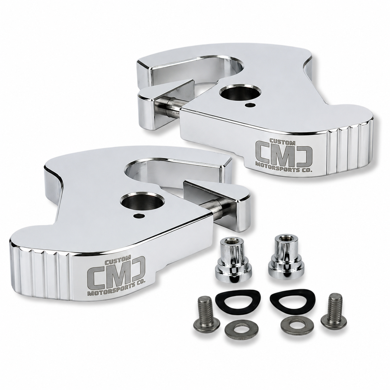 CMC "SIGNATURE" Latches - Includes Installation Hardware | Chrome | CMC Motorsports