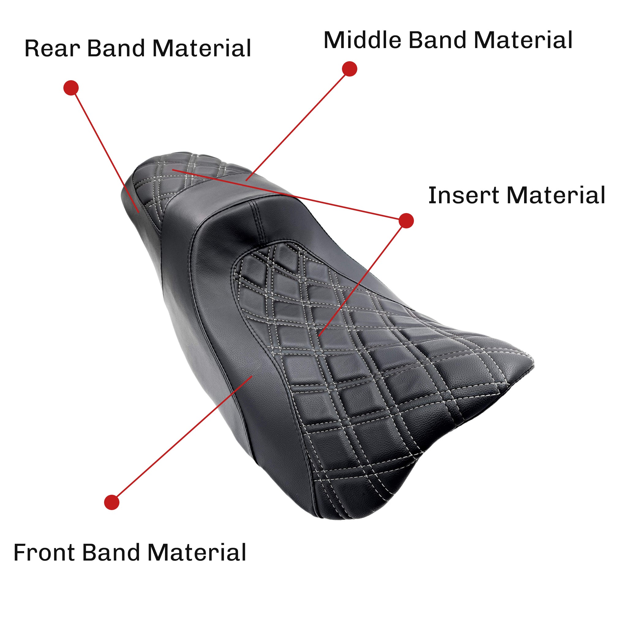CMC "Level-Up" Touring 2Up Seat '24 | CUSTOM SEAT // 21 BUSINESS DAY PRODUCTION LEAD TIME | | CMC Motorsports