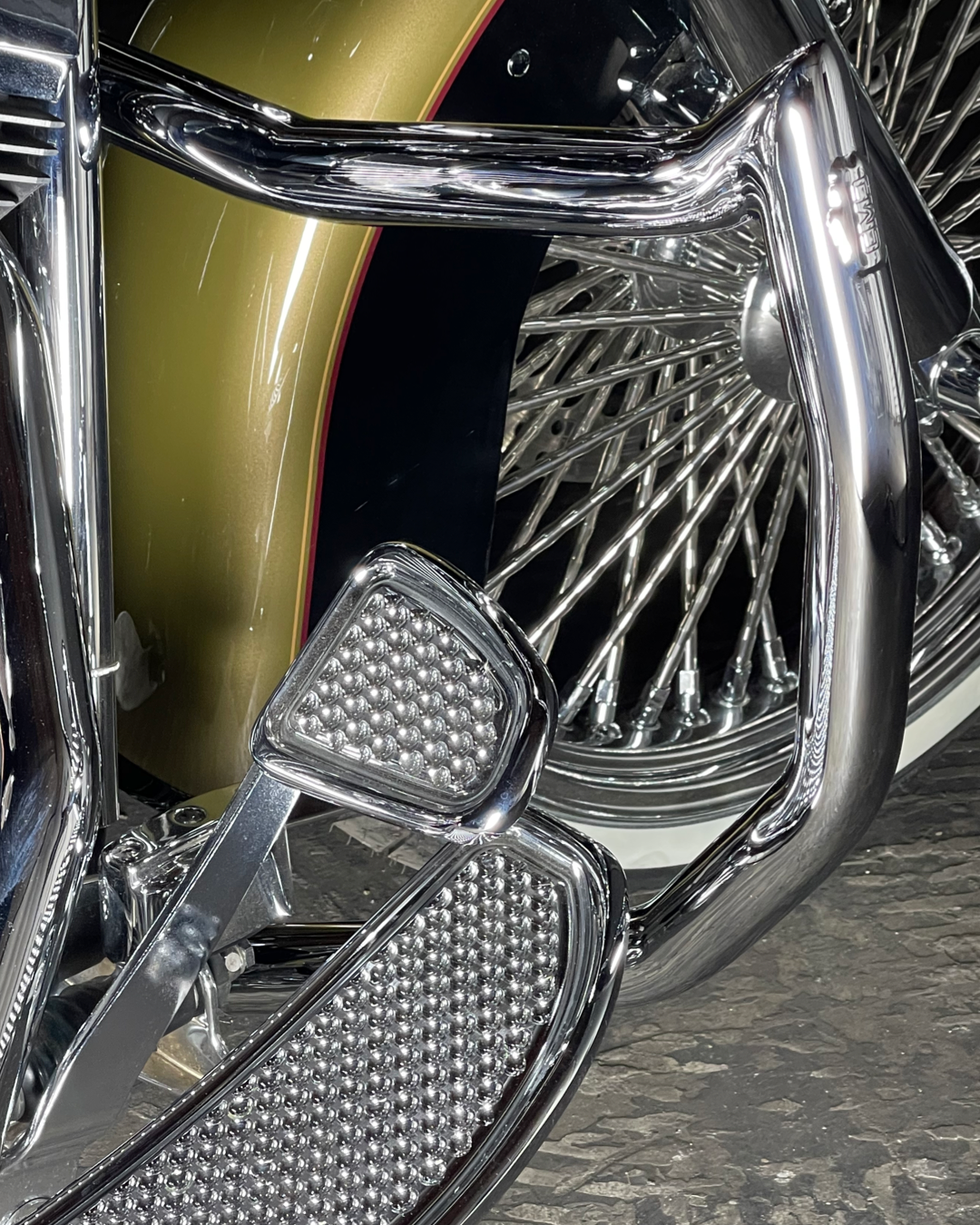 DAVE'S DEALS | ELEV8 "Classic" Engine Guard Softail Show Chrome | | CMC Motorsports