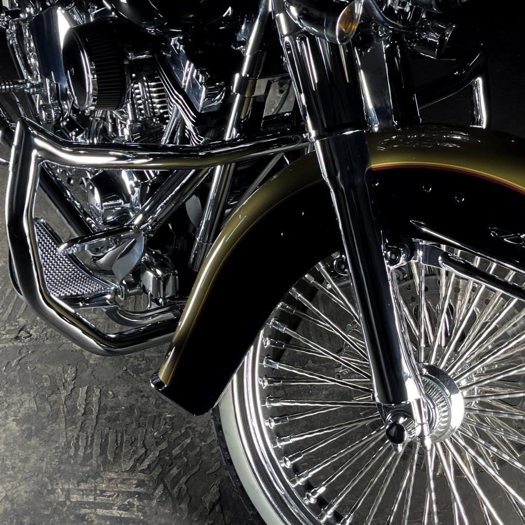 DAVE'S DEALS | ELEV8 "Classic" Engine Guard Softail Show Chrome | | CMC Motorsports