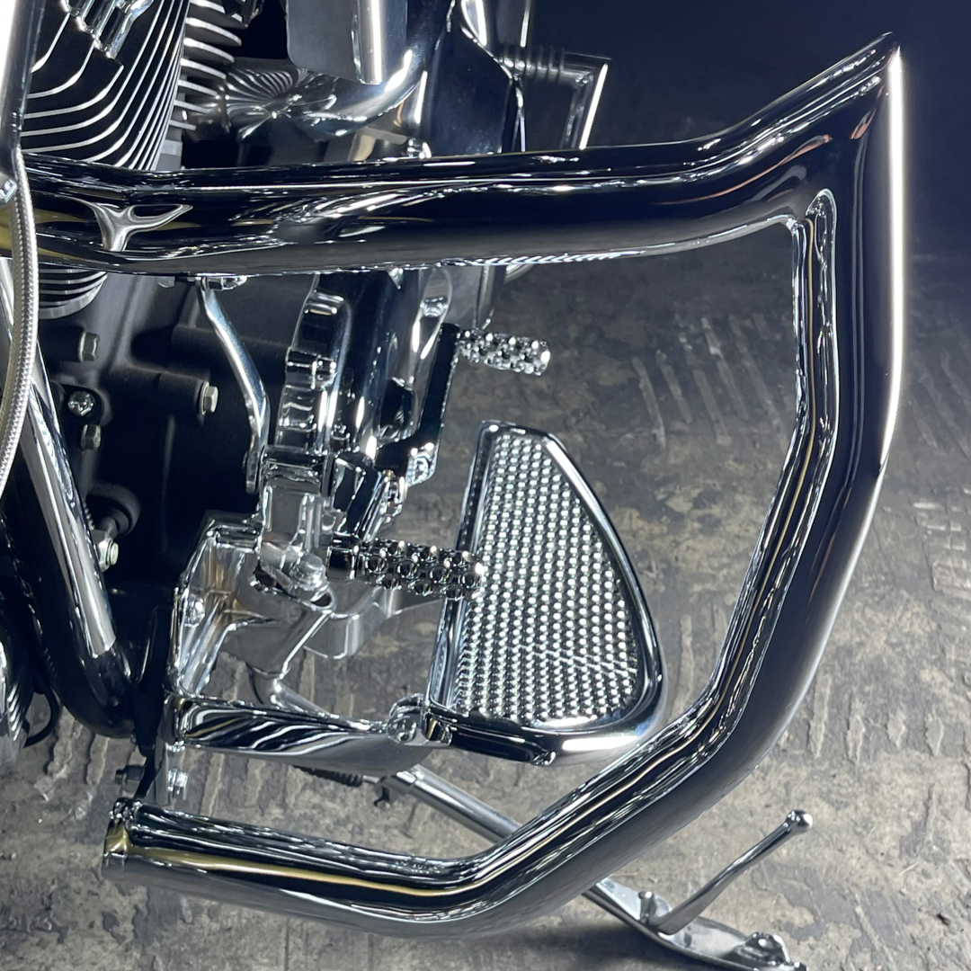 DAVE'S DEALS | ELEV8 "Classic" Engine Guard Softail Show Chrome | | CMC Motorsports