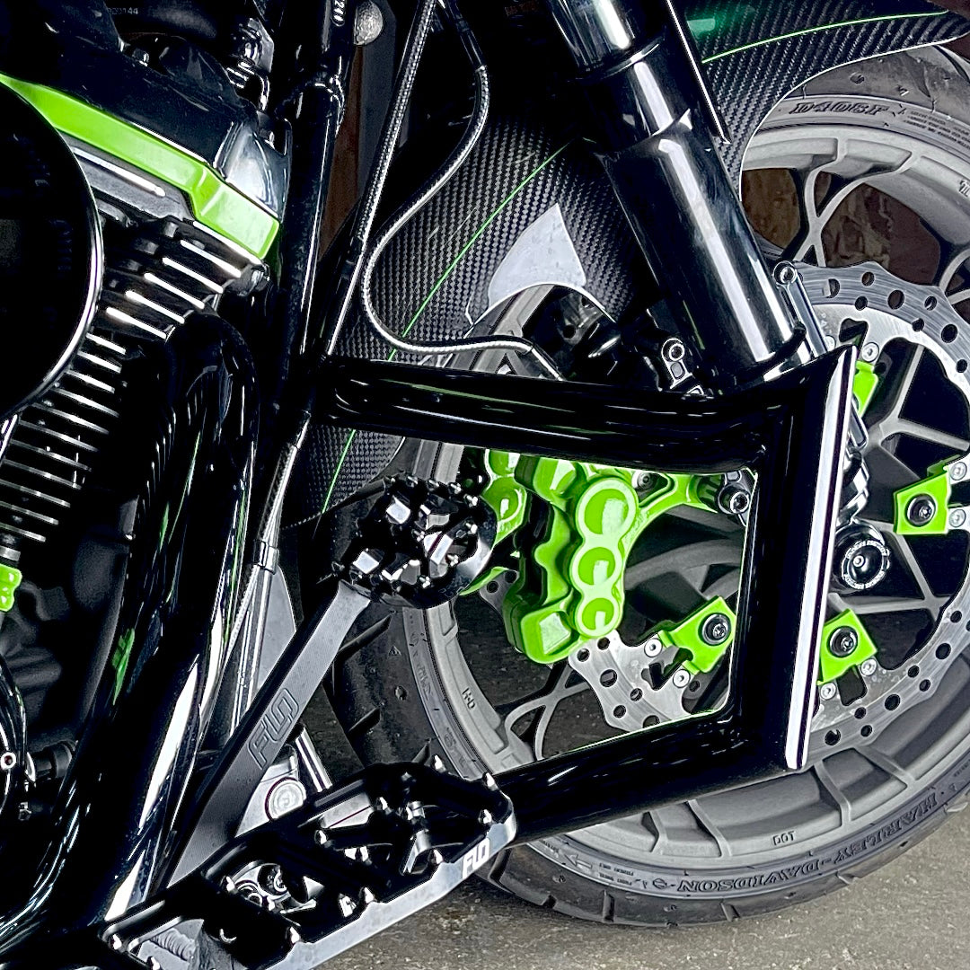 DAVE'S DEALS | ELEV8 "CHOPPED" Engine Guard 1999-2025 Touring Gloss Black | | CMC Motorsports