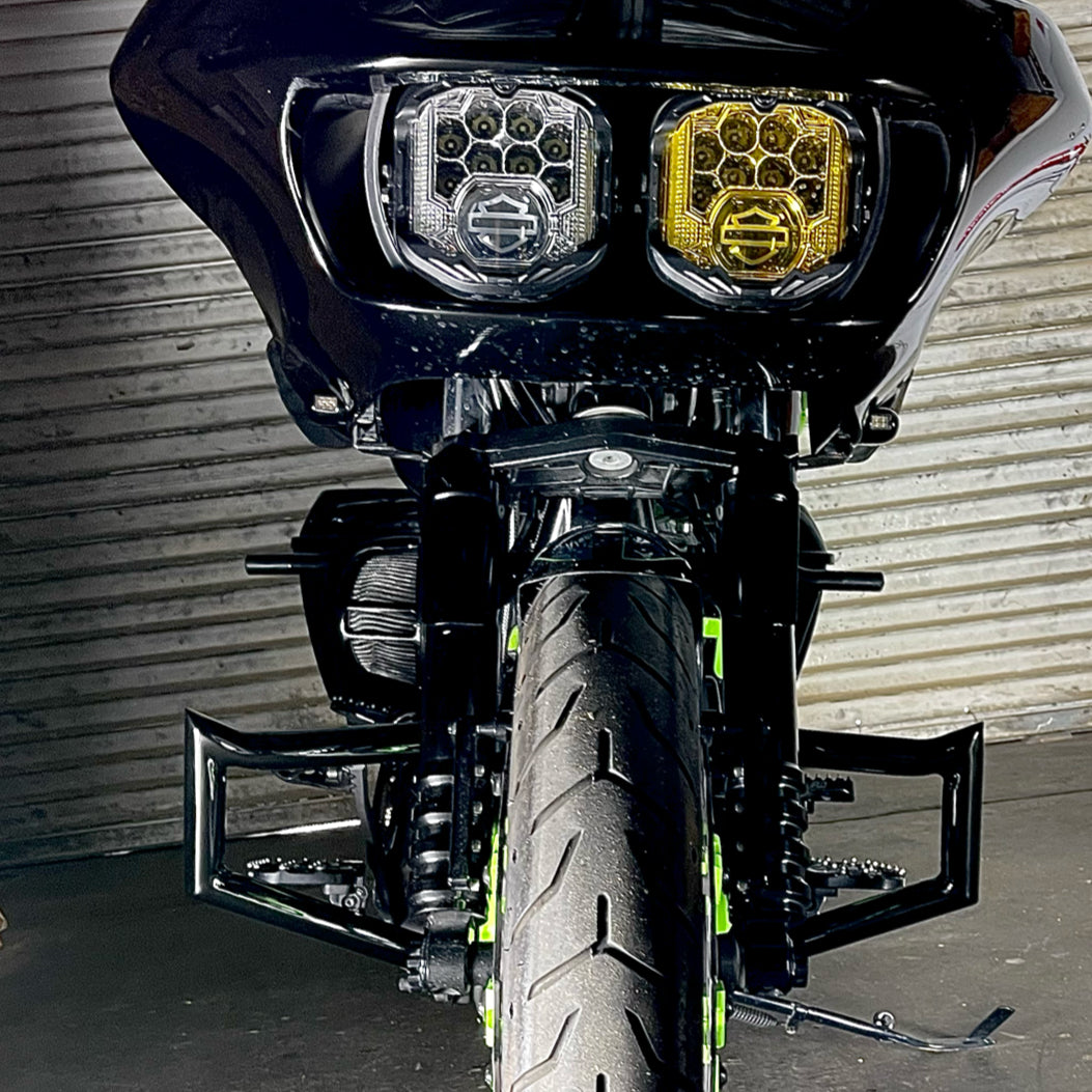 DAVE'S DEALS | ELEV8 "CHOPPED" Engine Guard 1999-2025 Touring Gloss Black | | CMC Motorsports