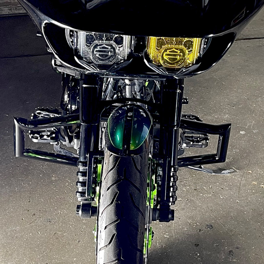 DAVE'S DEALS | ELEV8 "CHOPPED" Engine Guard 1999-2025 Touring Gloss Black | | CMC Motorsports