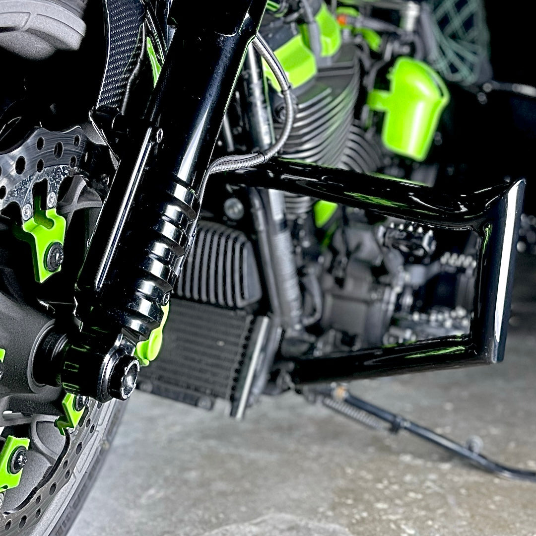 DAVE'S DEALS | ELEV8 "CHOPPED" Engine Guard 1999-2025 Touring Gloss Black | | CMC Motorsports