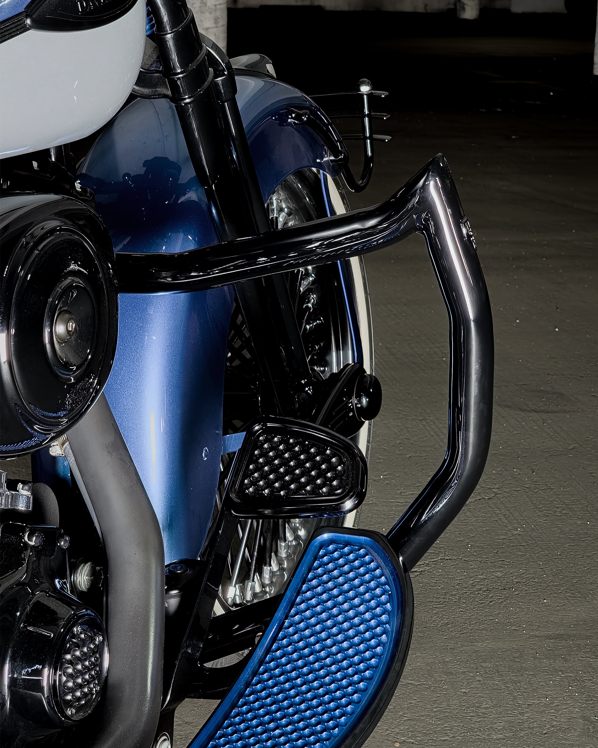 DAVE'S DEALS | ELEV8 "Classic" Engine Guard Softail Gloss Black | | CMC Motorsports