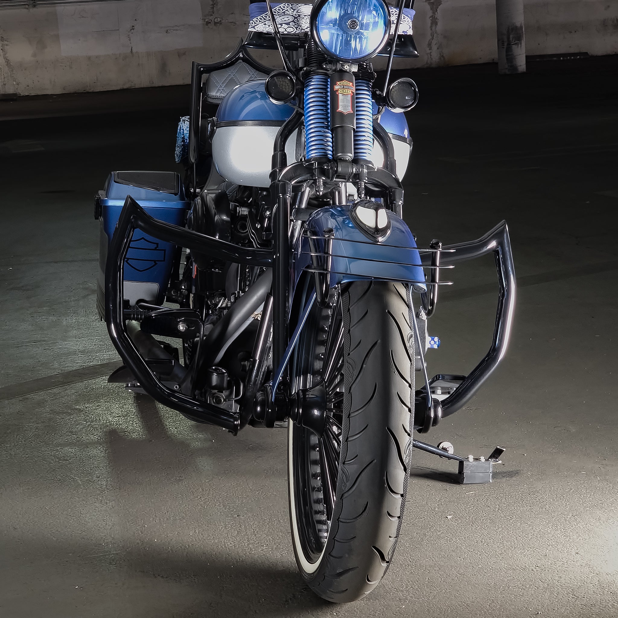 DAVE'S DEALS | ELEV8 "Classic" Engine Guard Softail Gloss Black | | CMC Motorsports