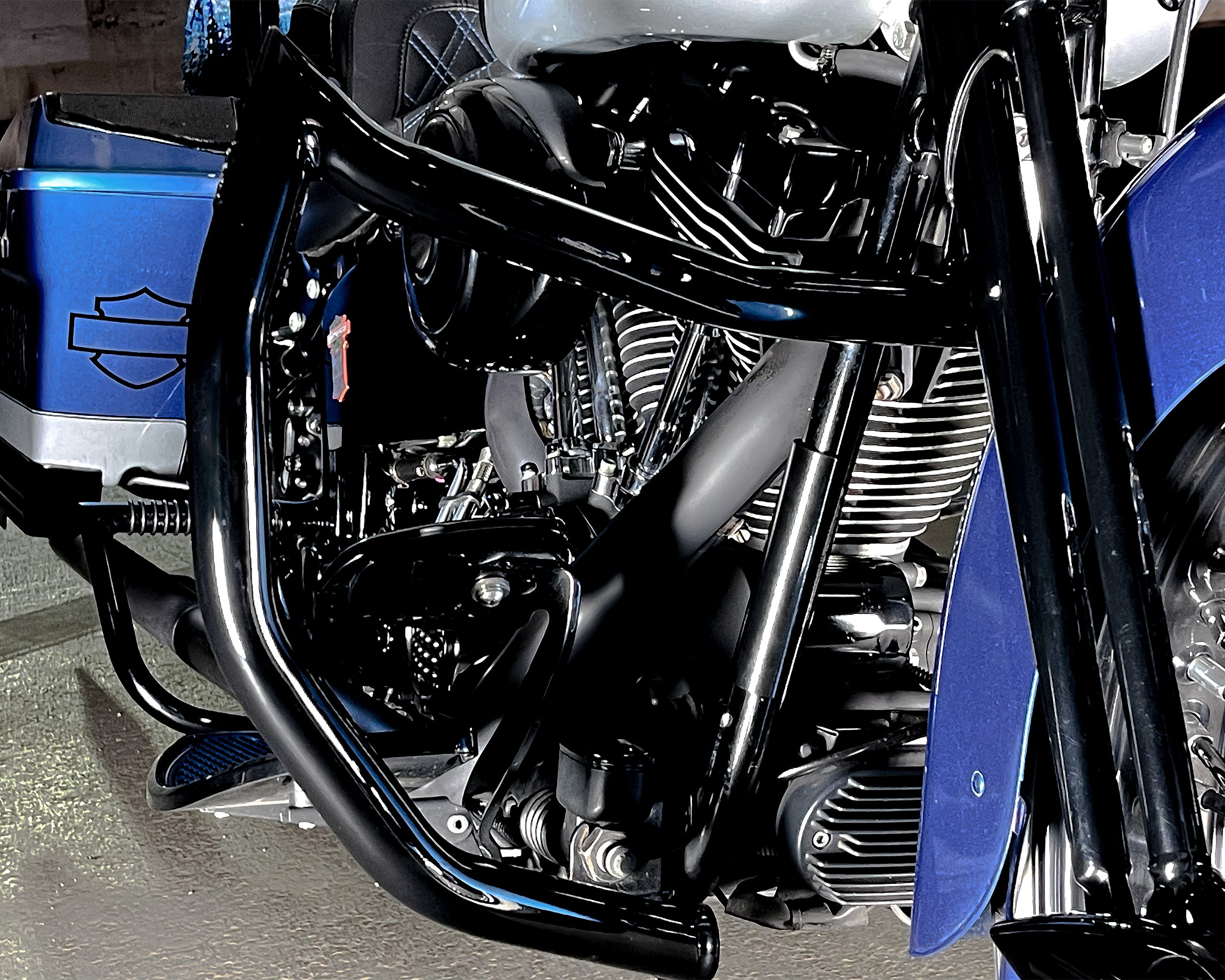 DAVE'S DEALS | ELEV8 "Classic" Engine Guard Softail Gloss Black | | CMC Motorsports