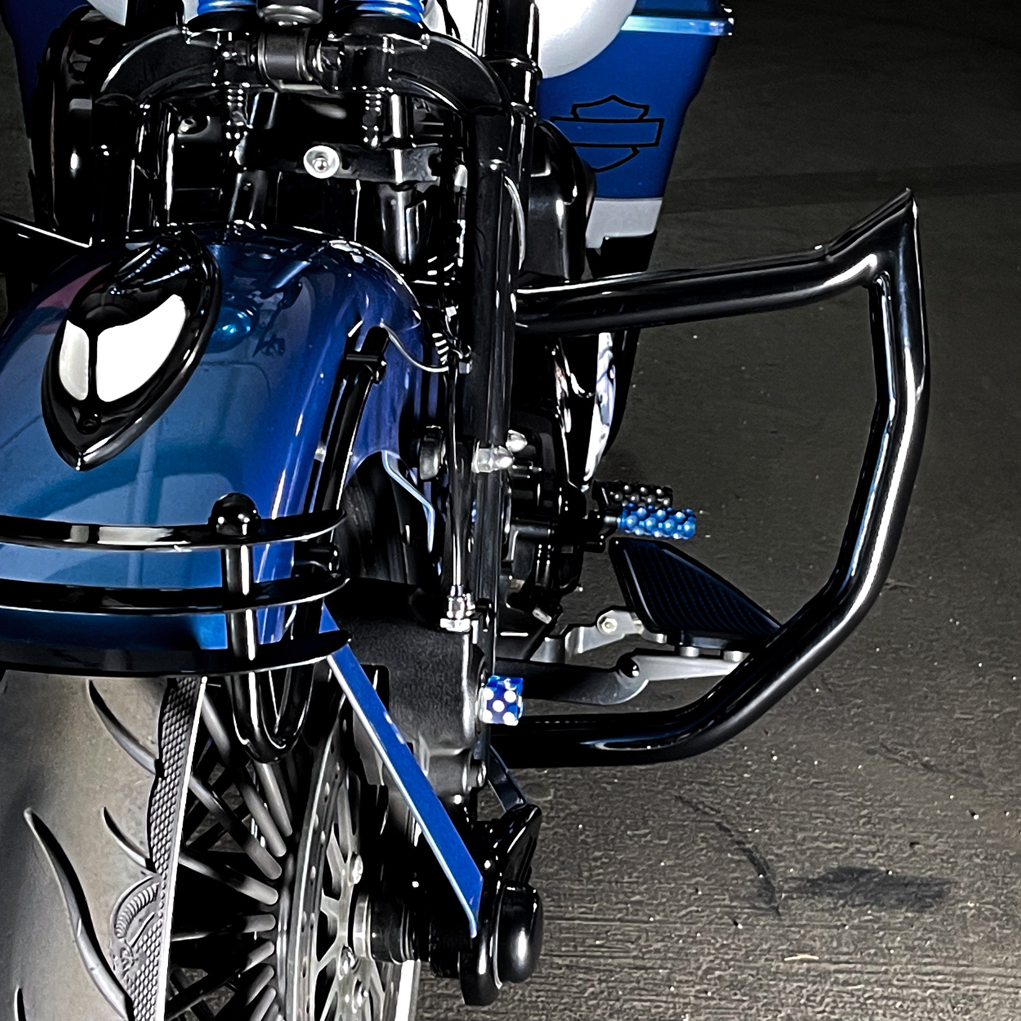 DAVE'S DEALS | ELEV8 "Classic" Engine Guard Softail Gloss Black | | CMC Motorsports