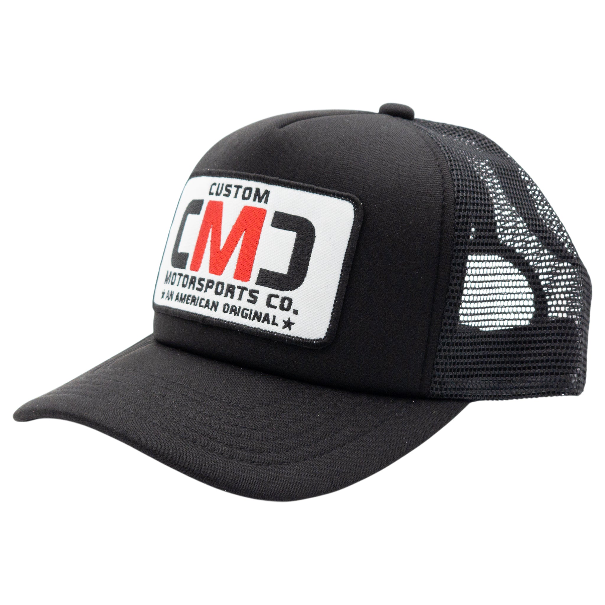 CMC Retro Trucker Hat | Black | CMC Motorsports
