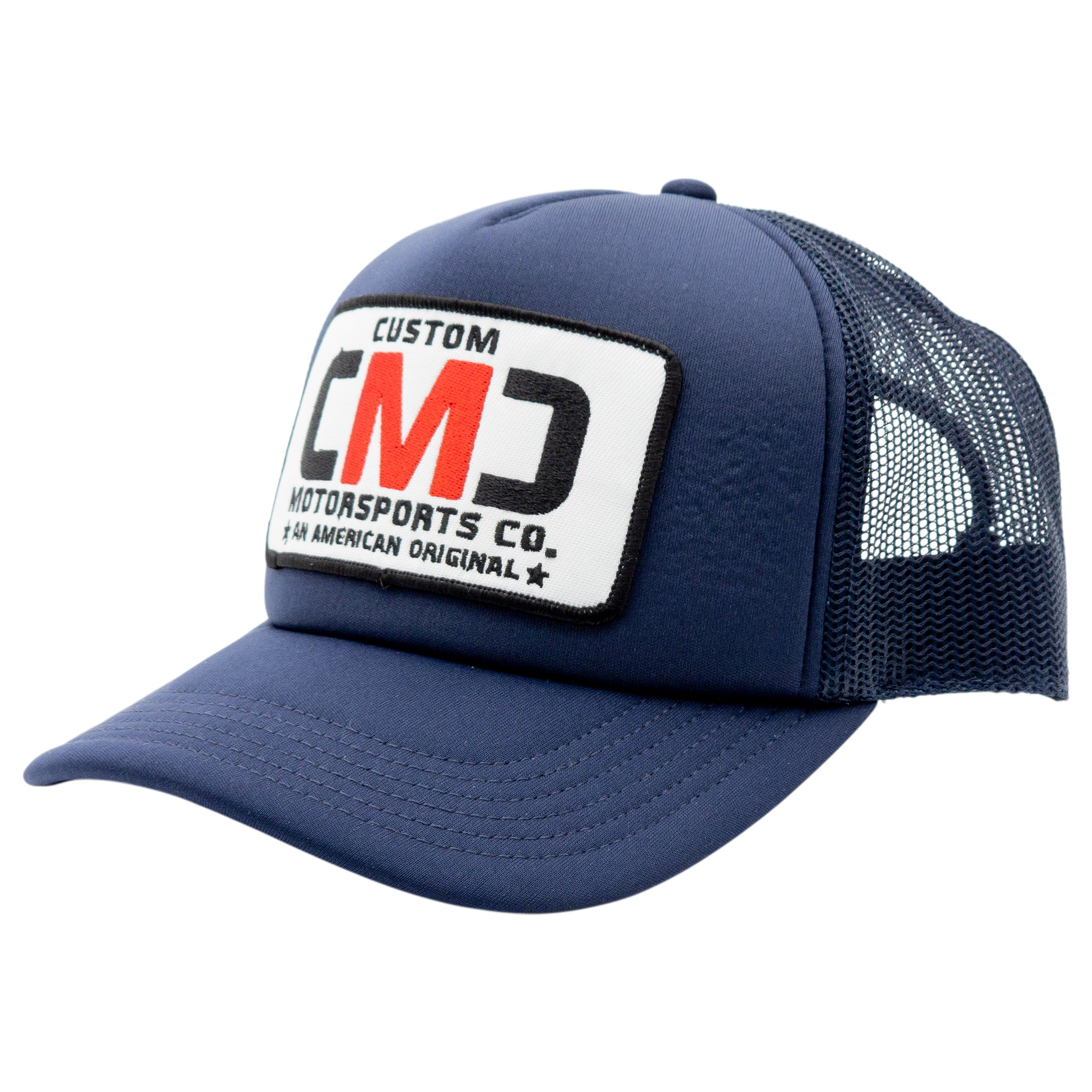 CMC Retro Trucker Hat | Navy | CMC Motorsports