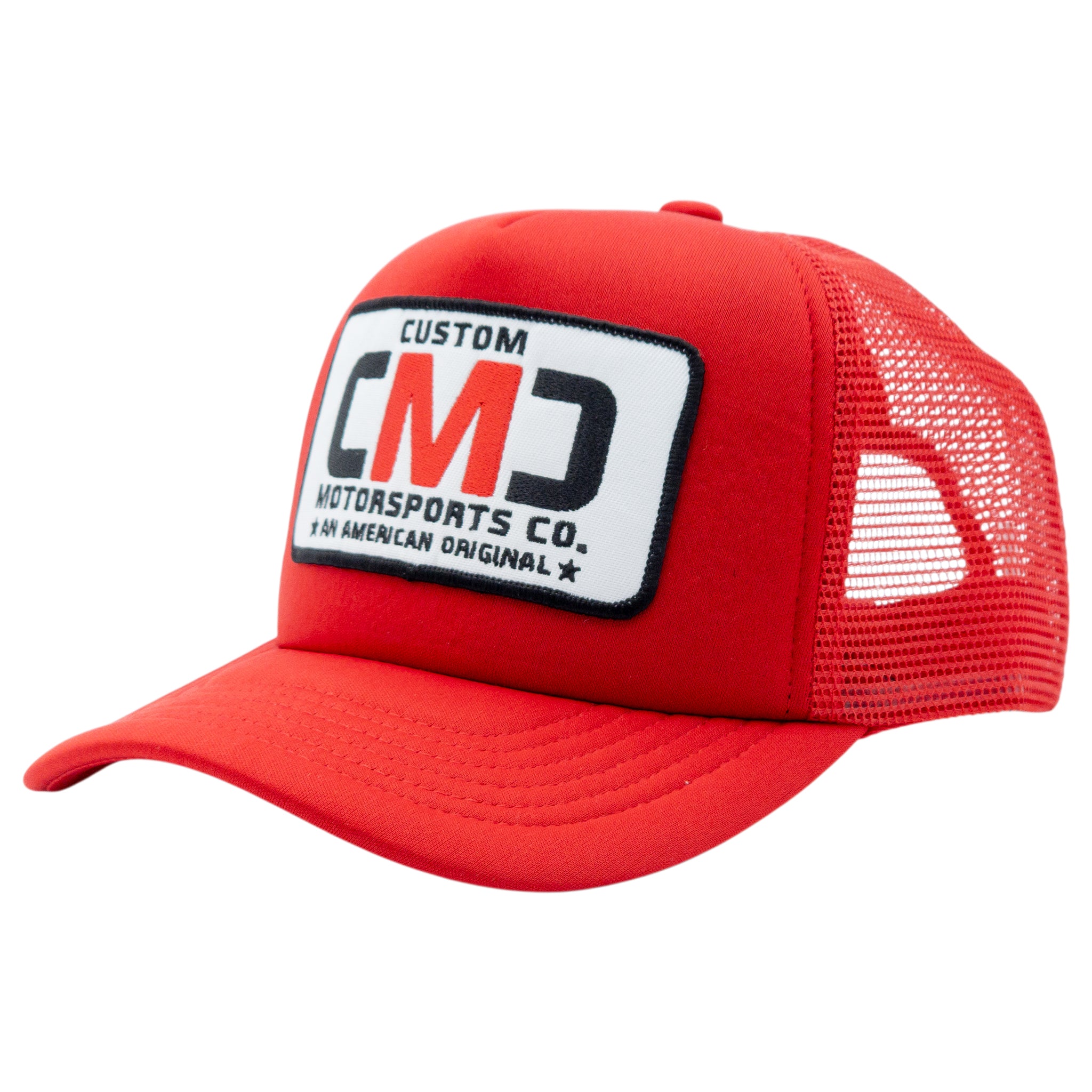 CMC Retro Trucker Hat | Red | CMC Motorsports