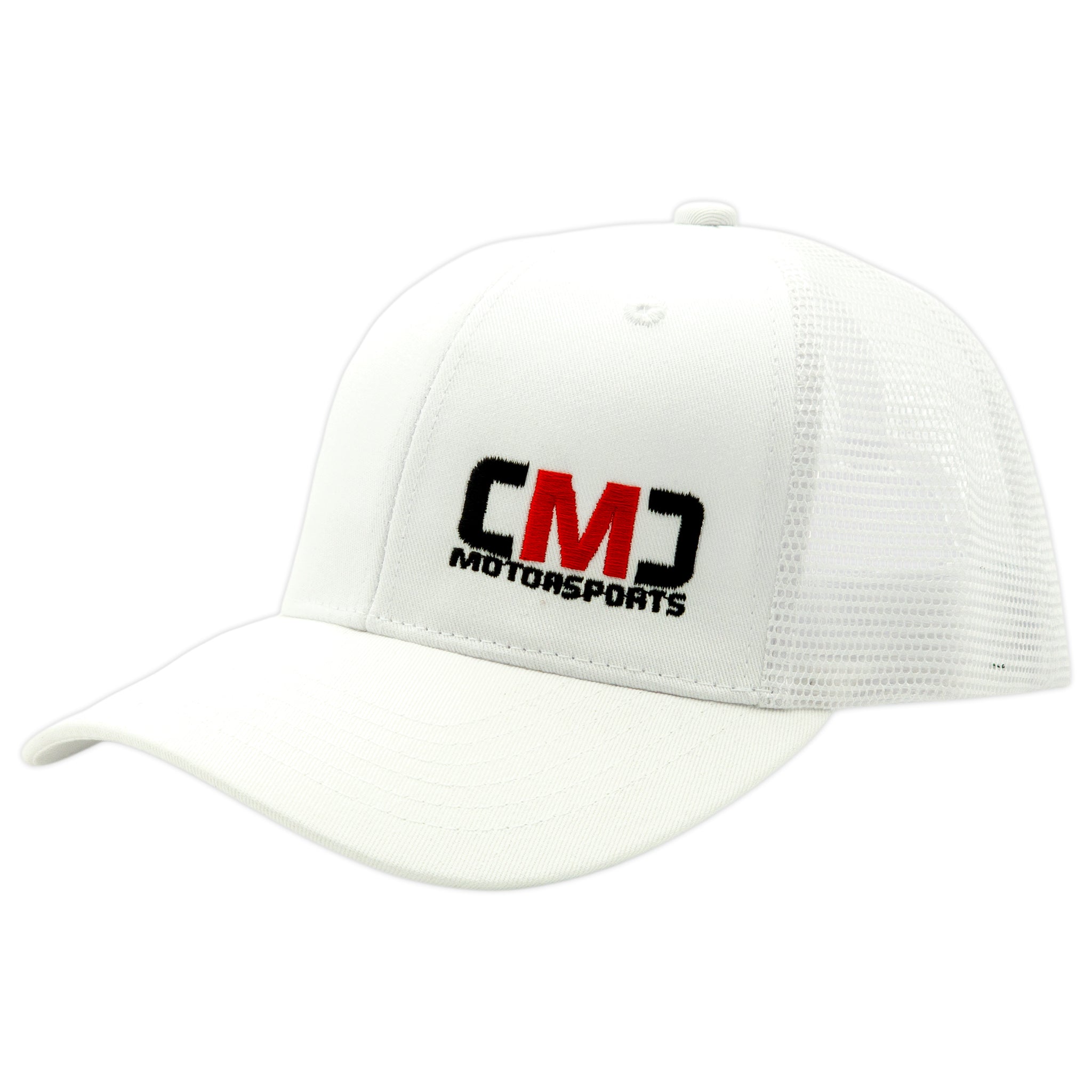 CMC Classic Trucker Hat | White | CMC Motorsports