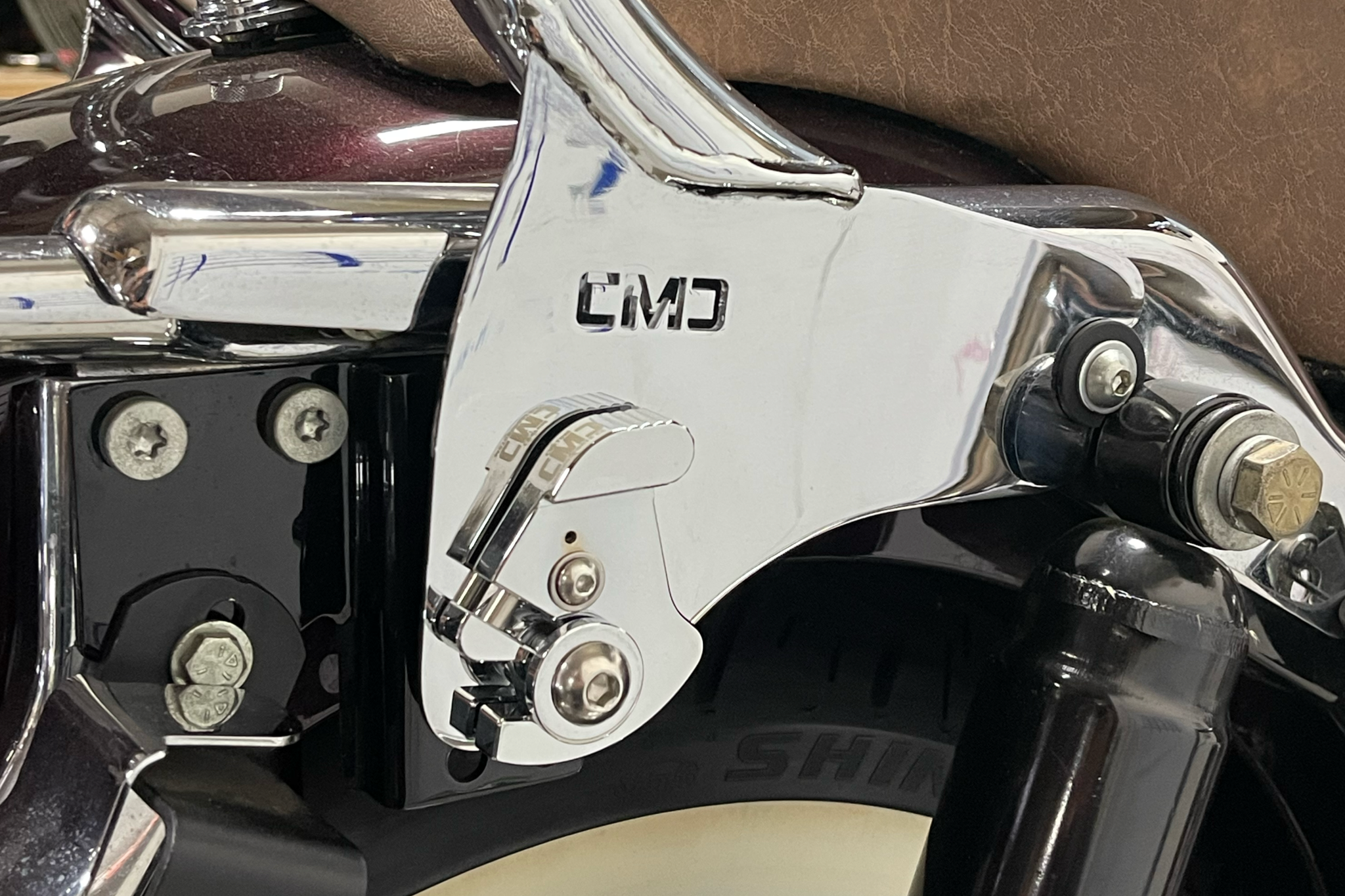 Passenger Backrest Docking Kit (1997-2008) Touring | | CMC Motorsports
