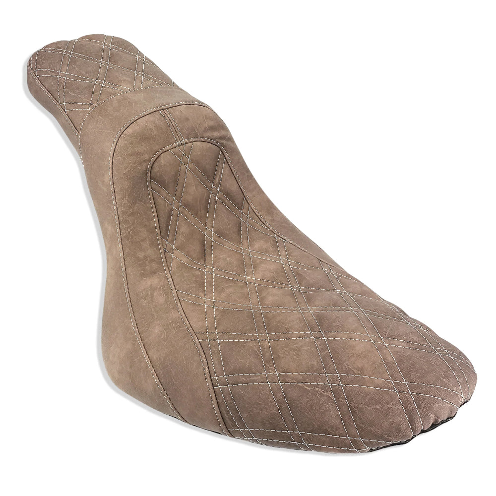 The FASTBACK 2Up | Softail Seat 2000-2017 | Viejito Vintage Brown | CMC Motorsports