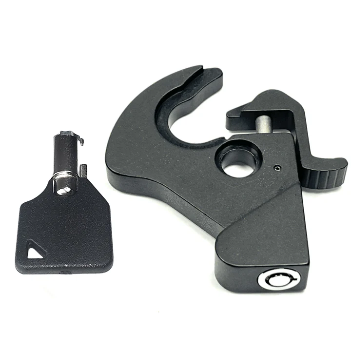 Lockable Latch and Key | El Rey Backrest™ | Black | CMC Motorsports
