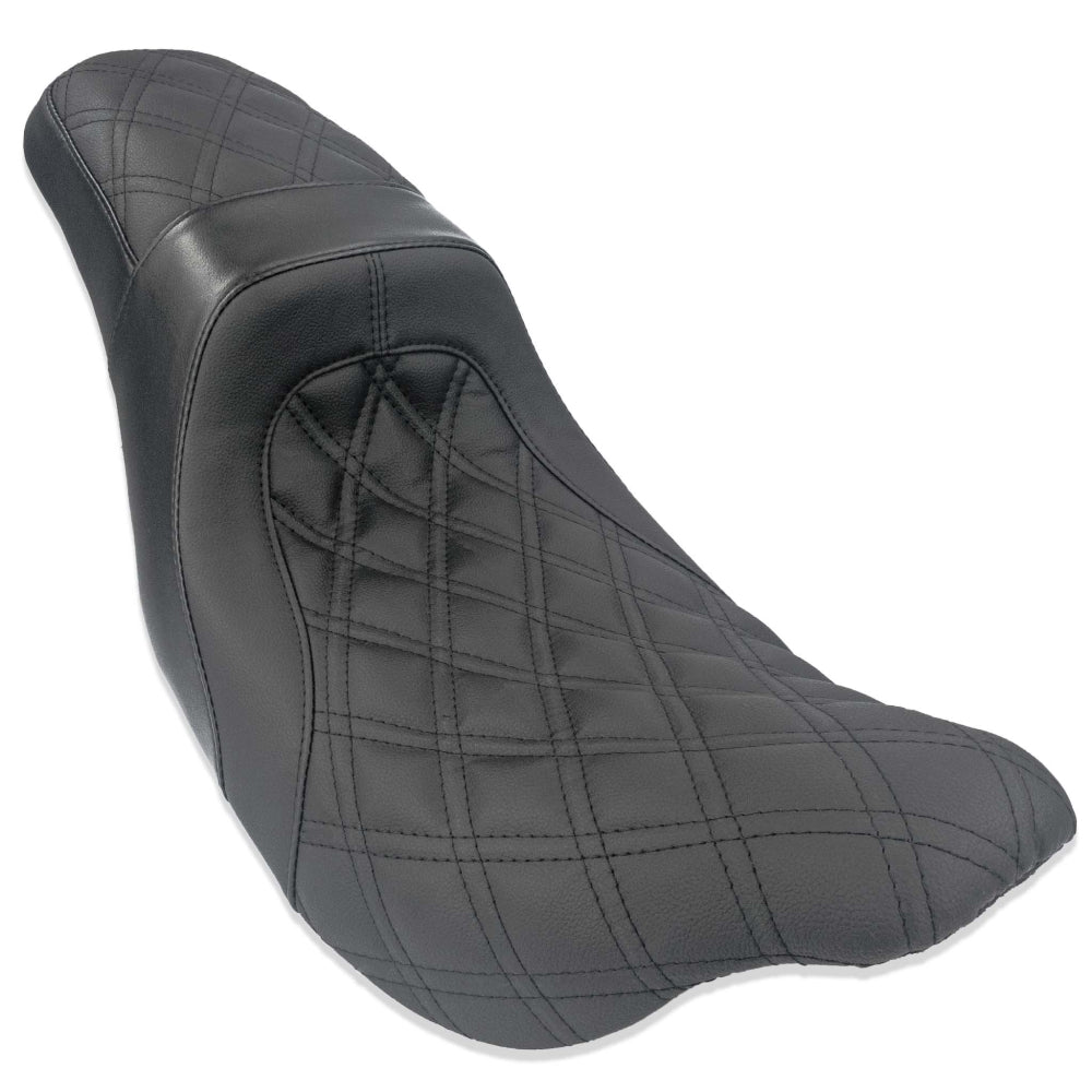 CMC "Level-Up" 2Up Seat | Touring '08-'23 | Black Double Diamond | CMC Motorsports