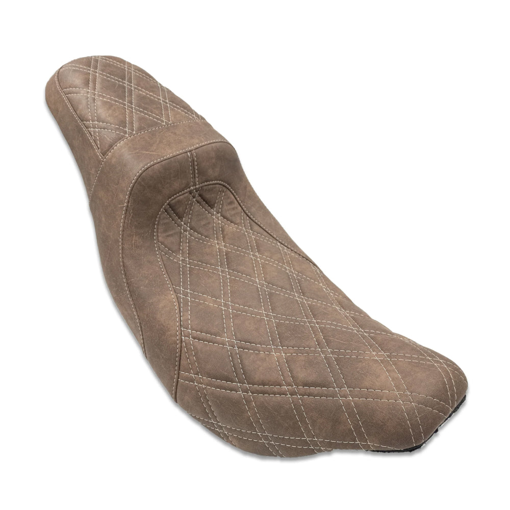 CMC "Level-Up" 2Up Seat | Touring '08-'23 | Viejito Vintage Brown | CMC Motorsports