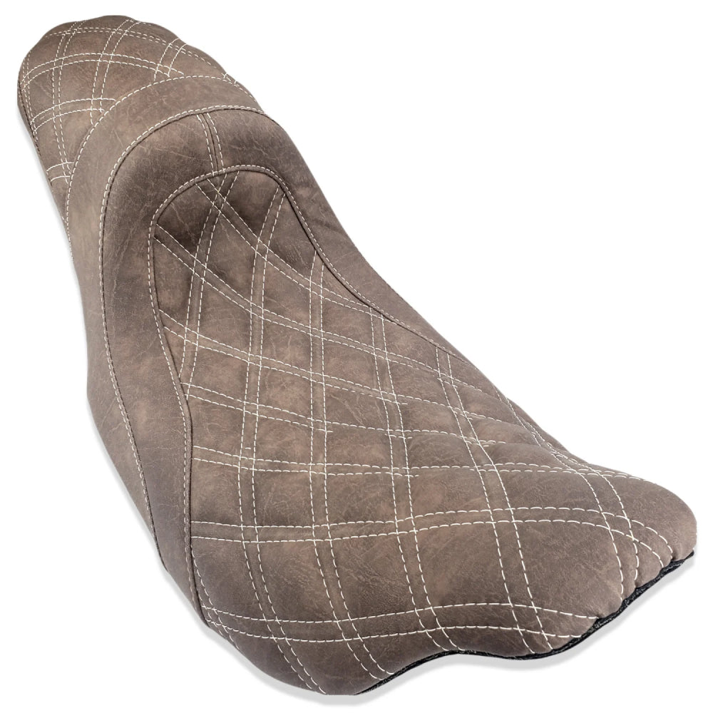 The FASTBACK 2Up | Touring Seat '08-'23 | Viejito Vintage Brown | CMC Motorsports