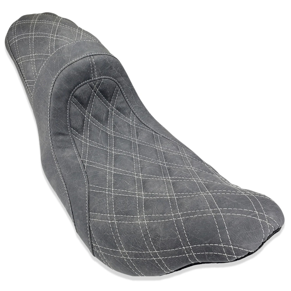 The FASTBACK 2Up | Touring Seat '08-'23 | Viejito Vintage Black | CMC Motorsports