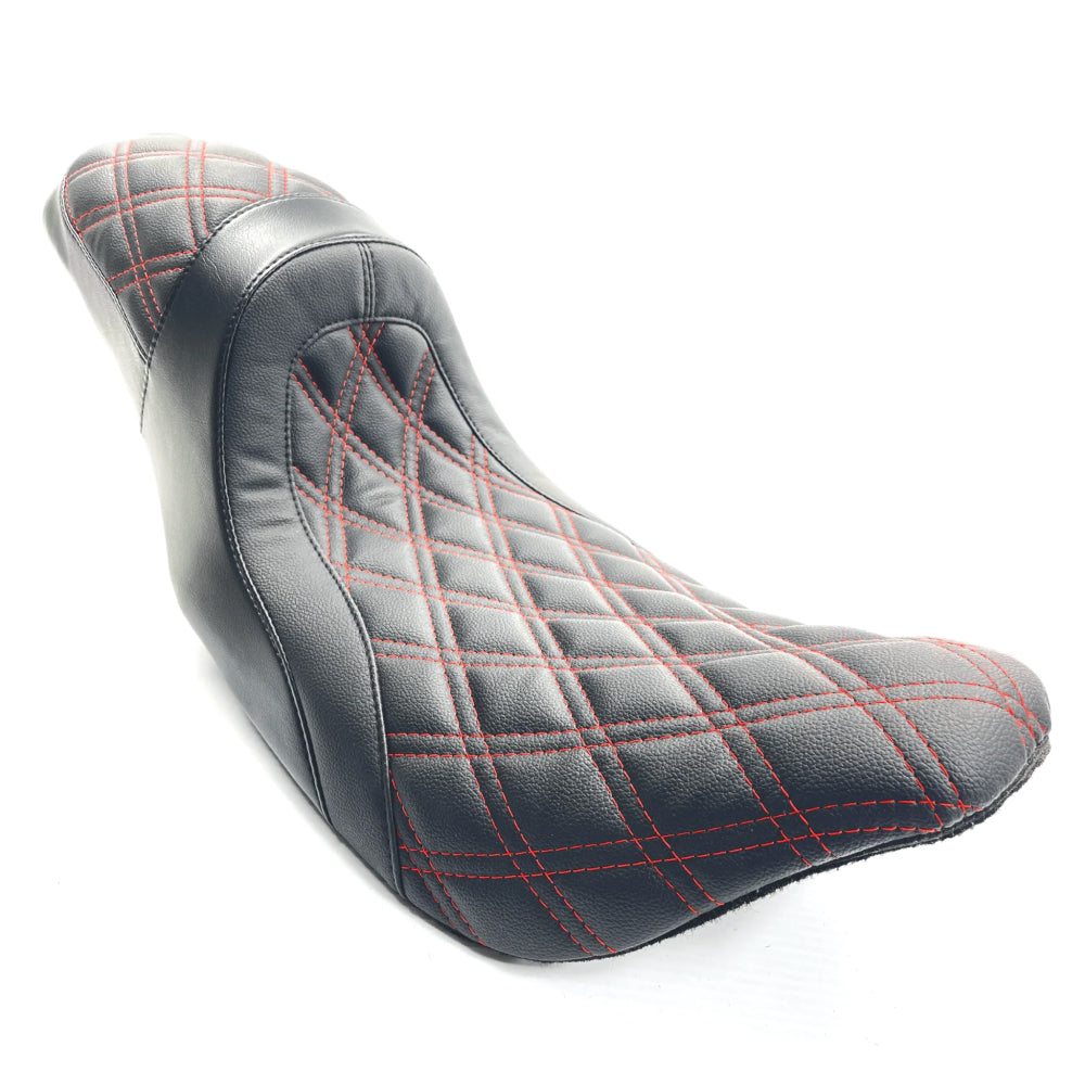 The FASTBACK 2Up | Touring Seat '08-'23 | Red Double Diamond | CMC Motorsports