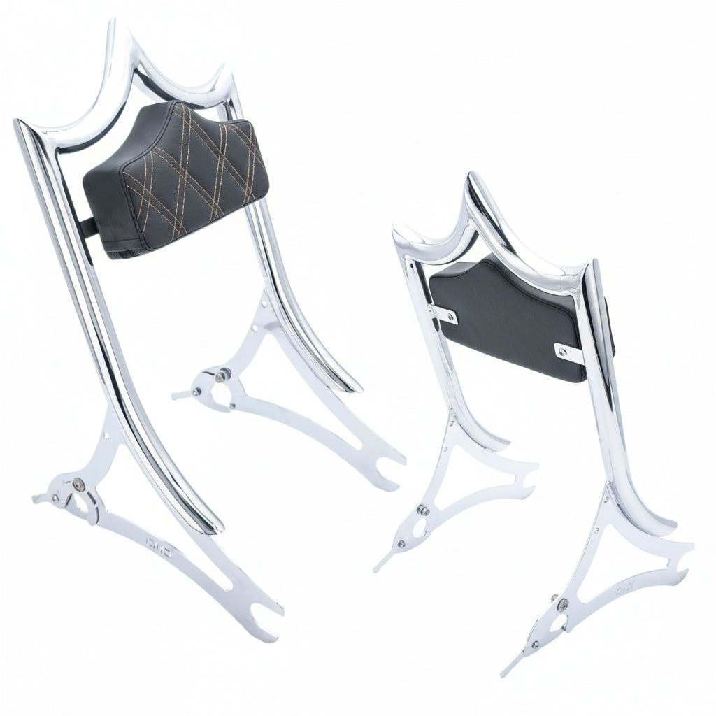 El Rey Backrest | 2014-2025 Indian | Show Chrome Sand Double Diamond | CMC Motorsports