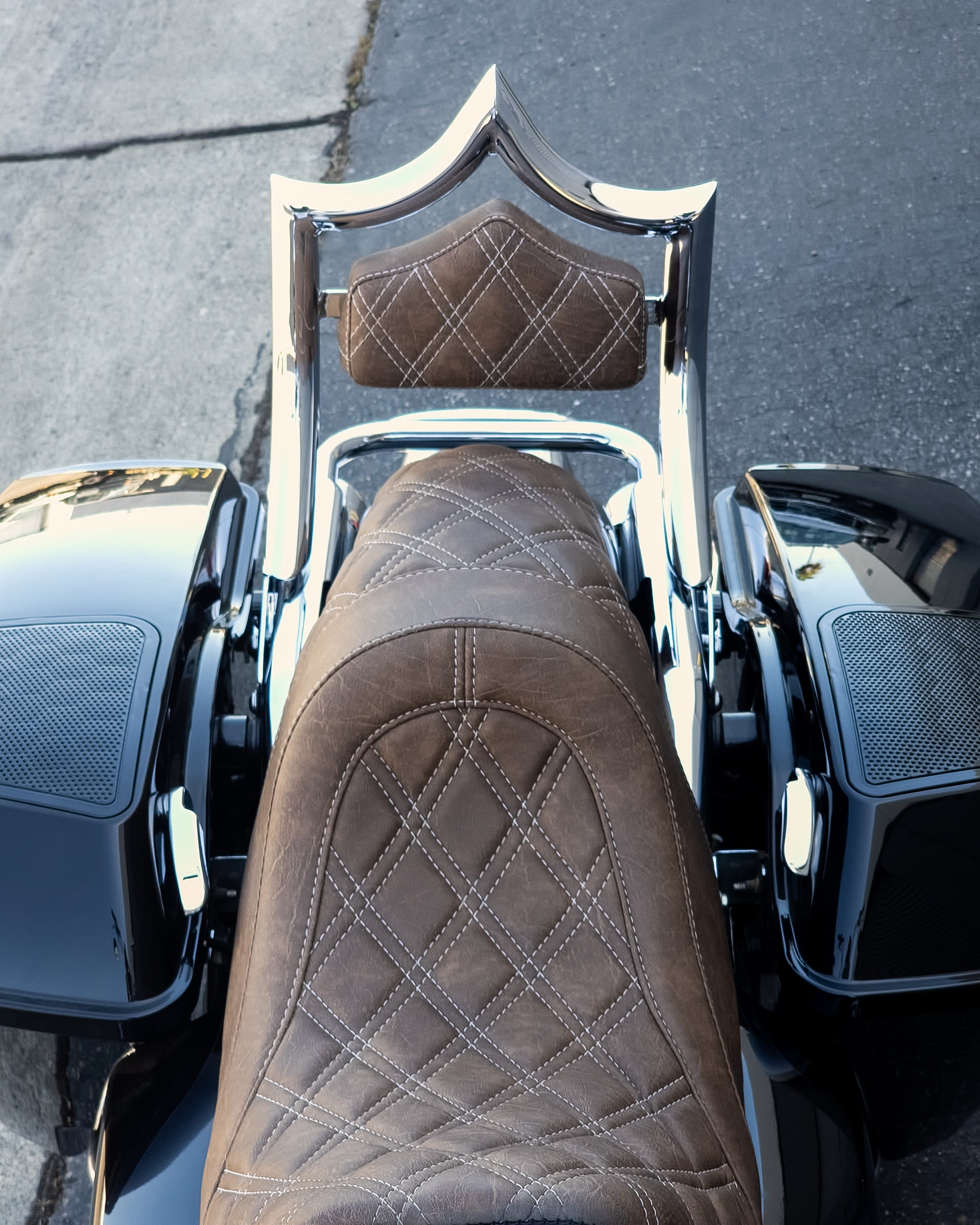 The Next Level OG | Show Chrome / "Viejito" Vintage Brown '97-'08 Touring | | CMC Motorsports