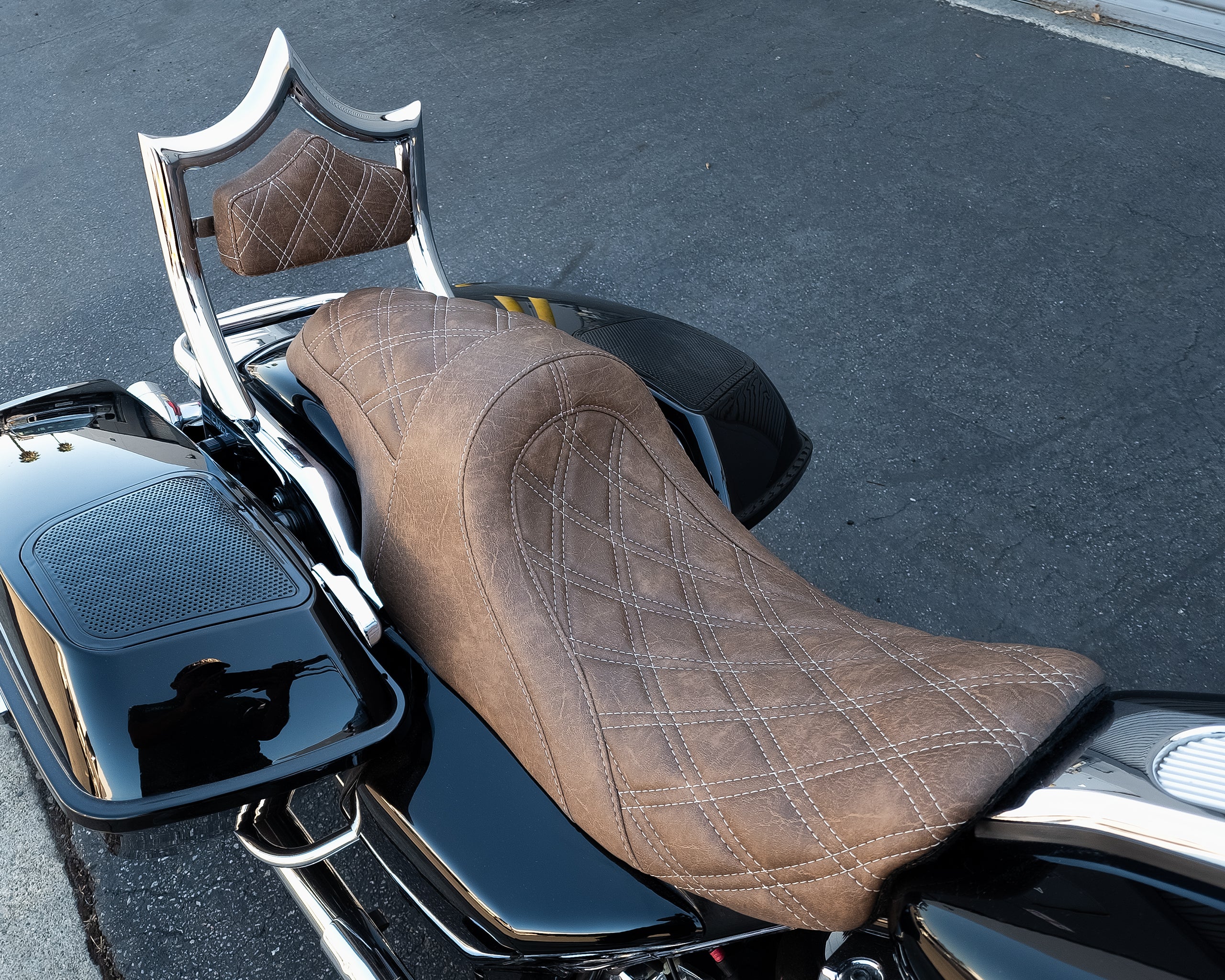 The Next Level OG | Show Chrome / "Viejito" Vintage Brown '97-'08 Touring | | CMC Motorsports