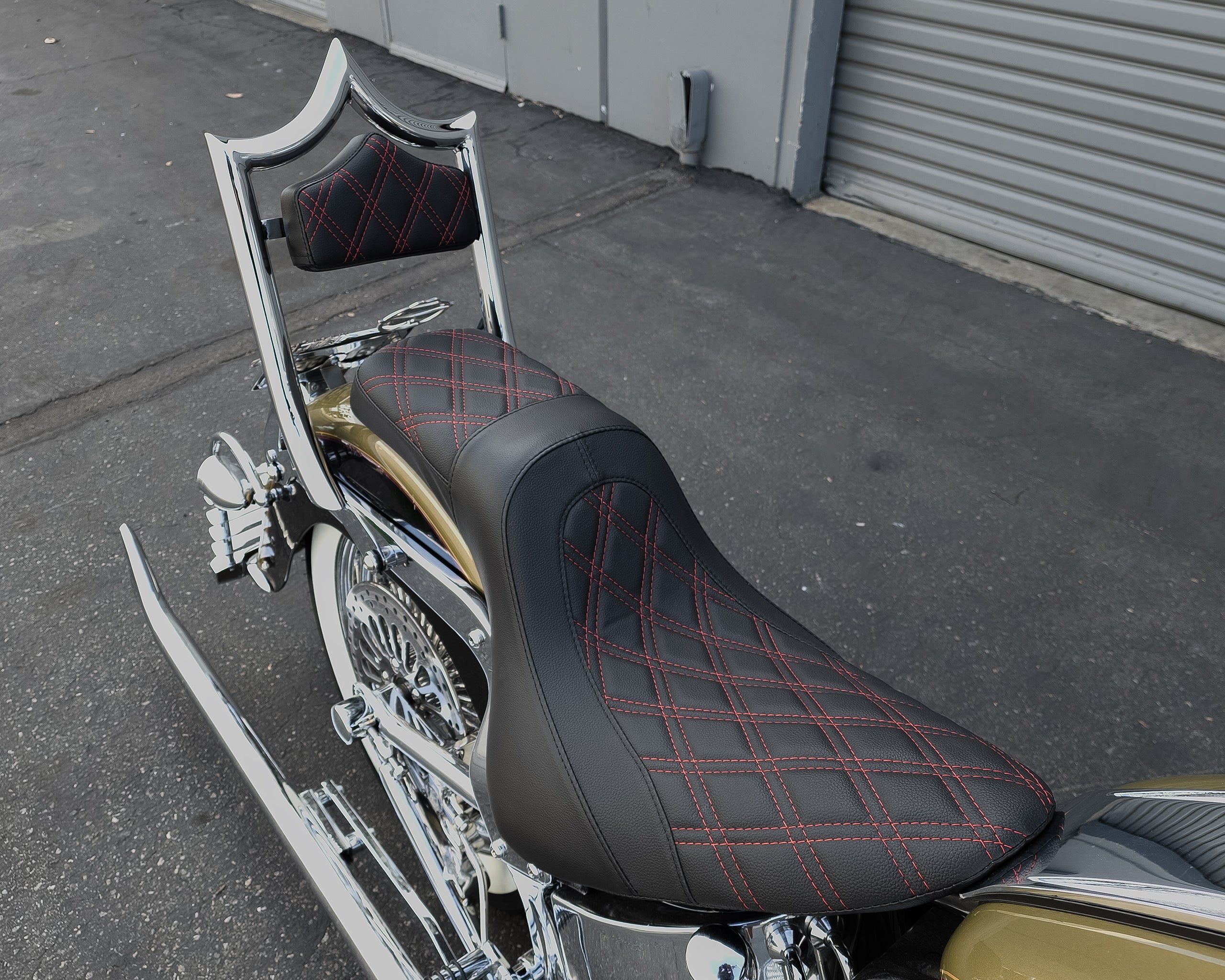 The Next Level Softail Classic | Show Chrome / Red Diamond 2000-2017 Softail | | CMC Motorsports