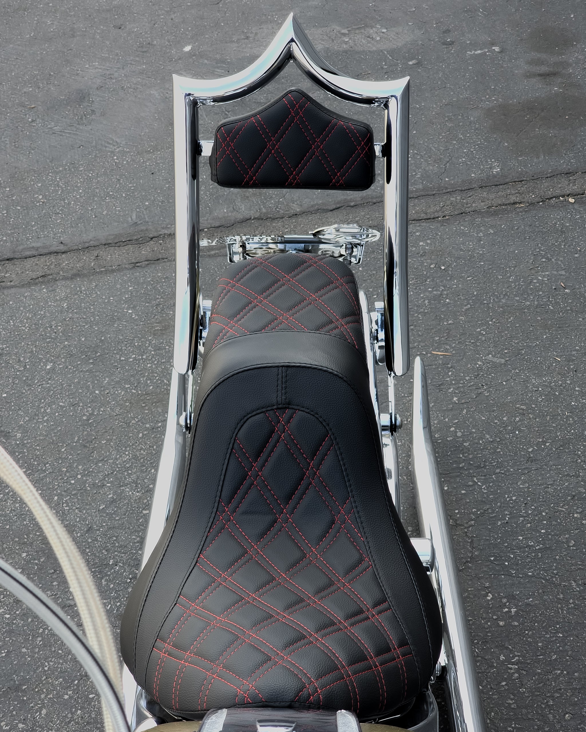 The Next Level Softail Classic | Show Chrome / Red Diamond 2000-2017 Softail | | CMC Motorsports